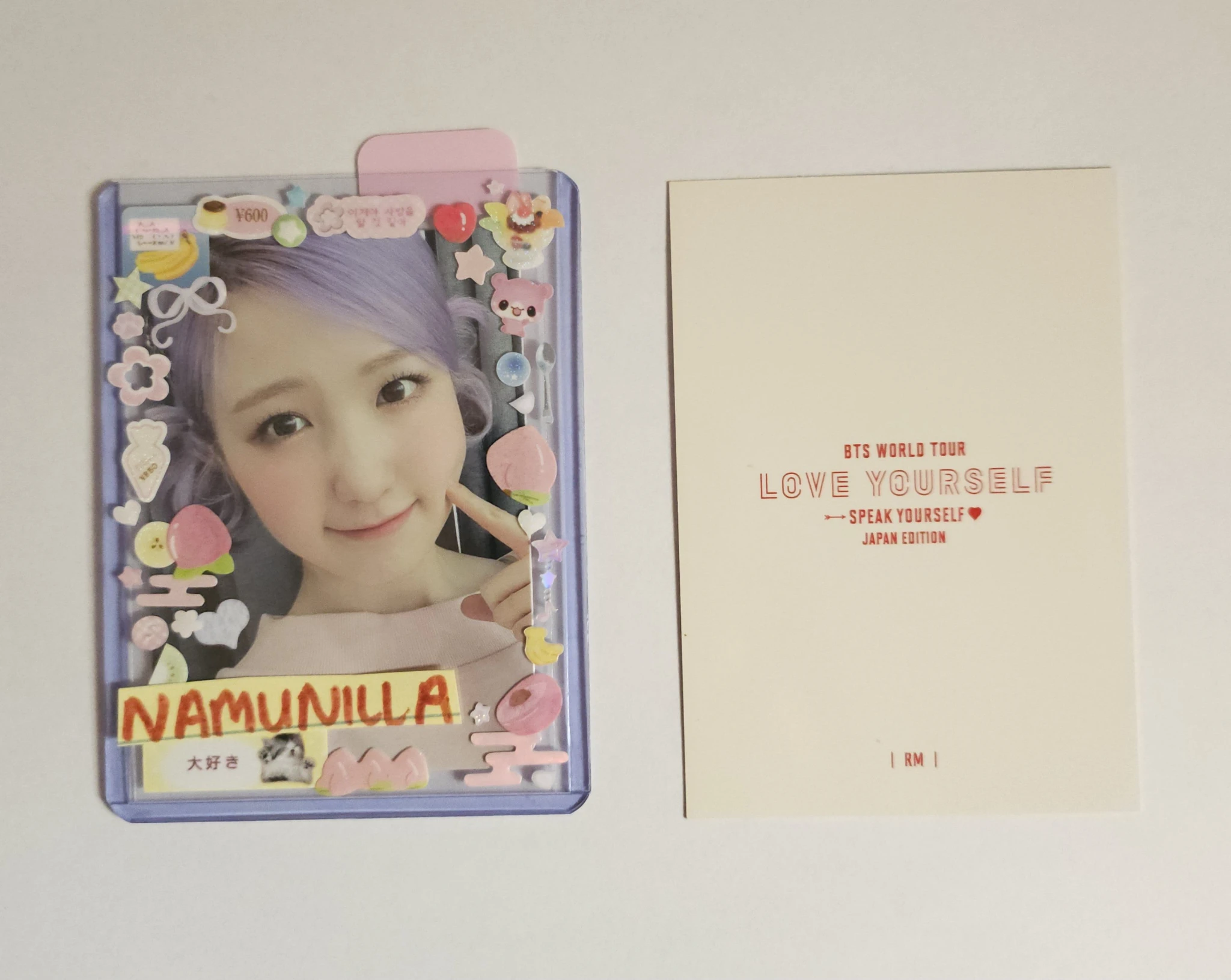 BTS RM BTS - RM - LY: Speak Yourself Tour Event merch photocard coin pouch listing photo 2
