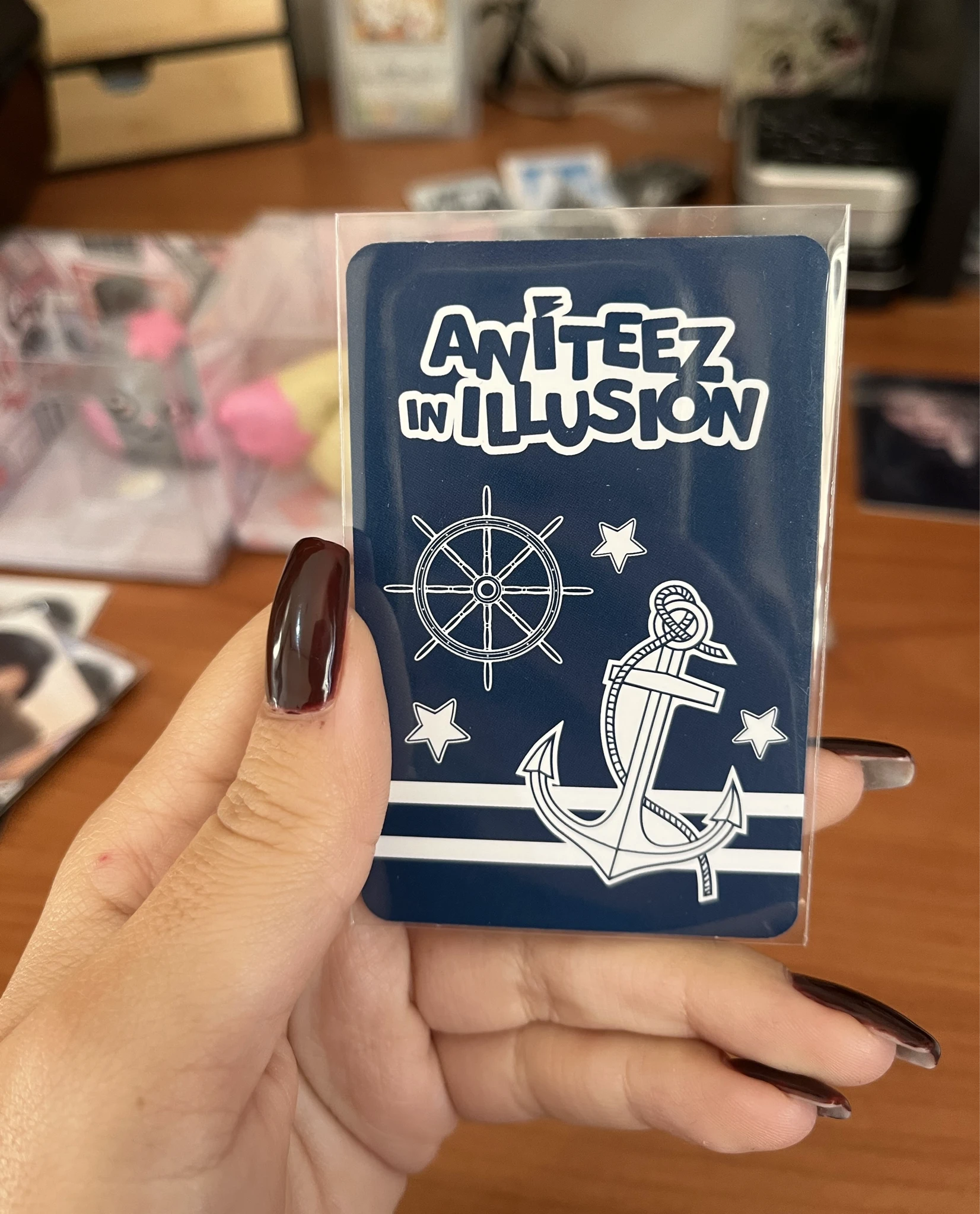 ATEEZ Mingi ATEEZ - Mingi - ANITEEZ IN ILLUSION Other trading card listing photo 2