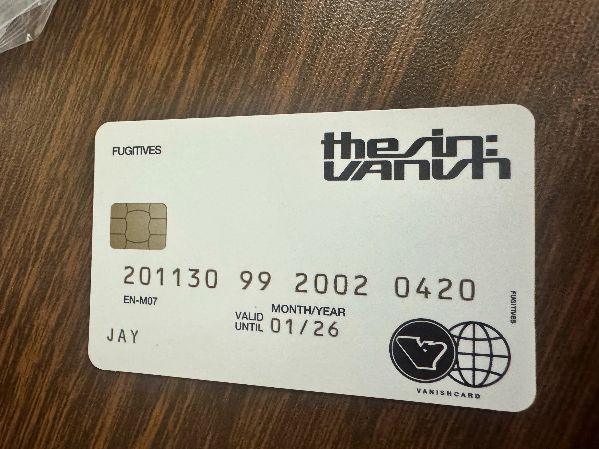 ENHYPEN Jay ENHYPEN - Jay - THE SIN: VANISH Album album photocard korean album fugitives version listing photo 2