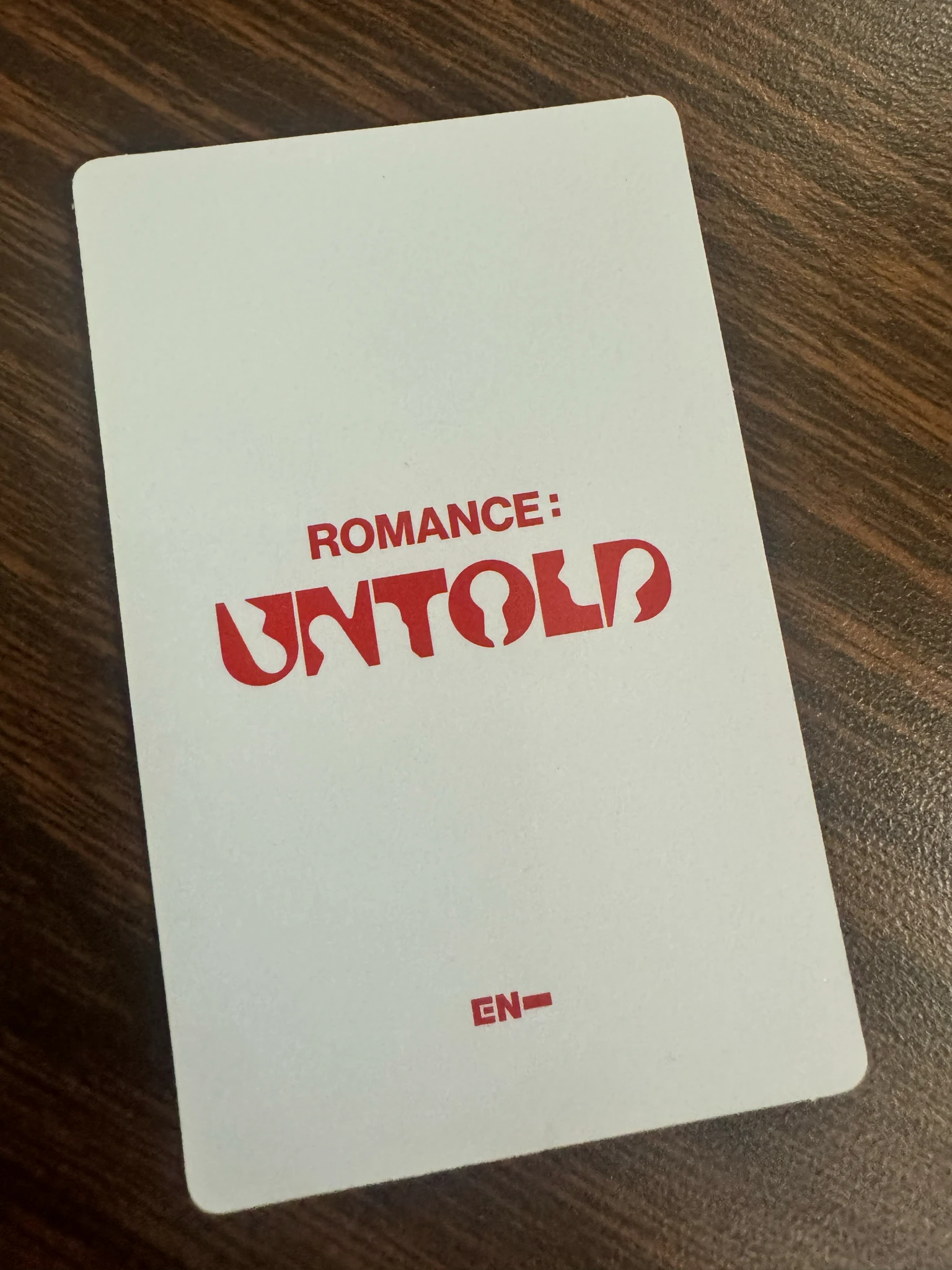 ENHYPEN Jay ENHYPEN - Jay - ROMANCE: UNTOLD Album korean album album photocard engene version A version listing photo 2