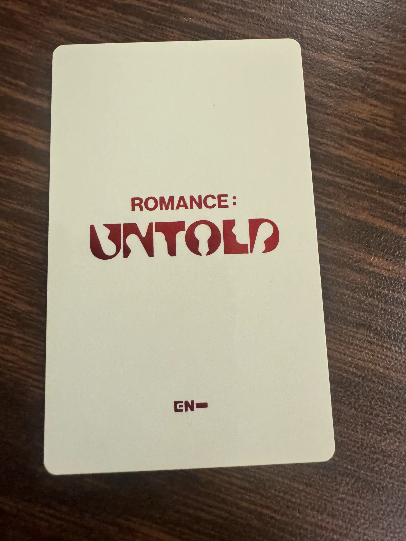 ENHYPEN Jay ENHYPEN - Jay - ROMANCE: UNTOLD Album kakaotalk pre-order benefit (pob) listing photo 2
