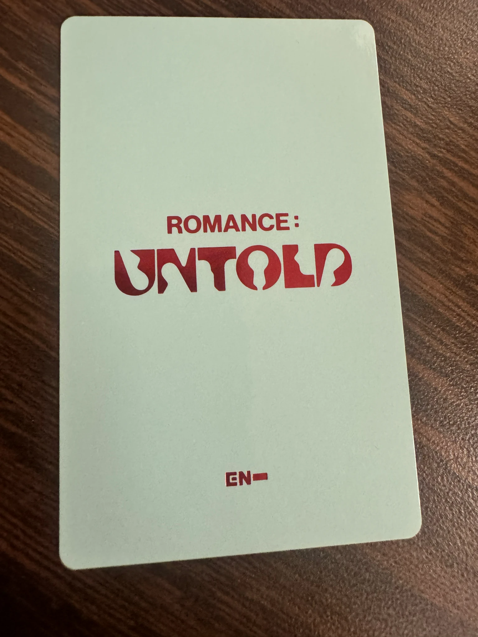 ENHYPEN Jay ENHYPEN - Jay - ROMANCE: UNTOLD Album arcanum version album photocard A version listing photo 2