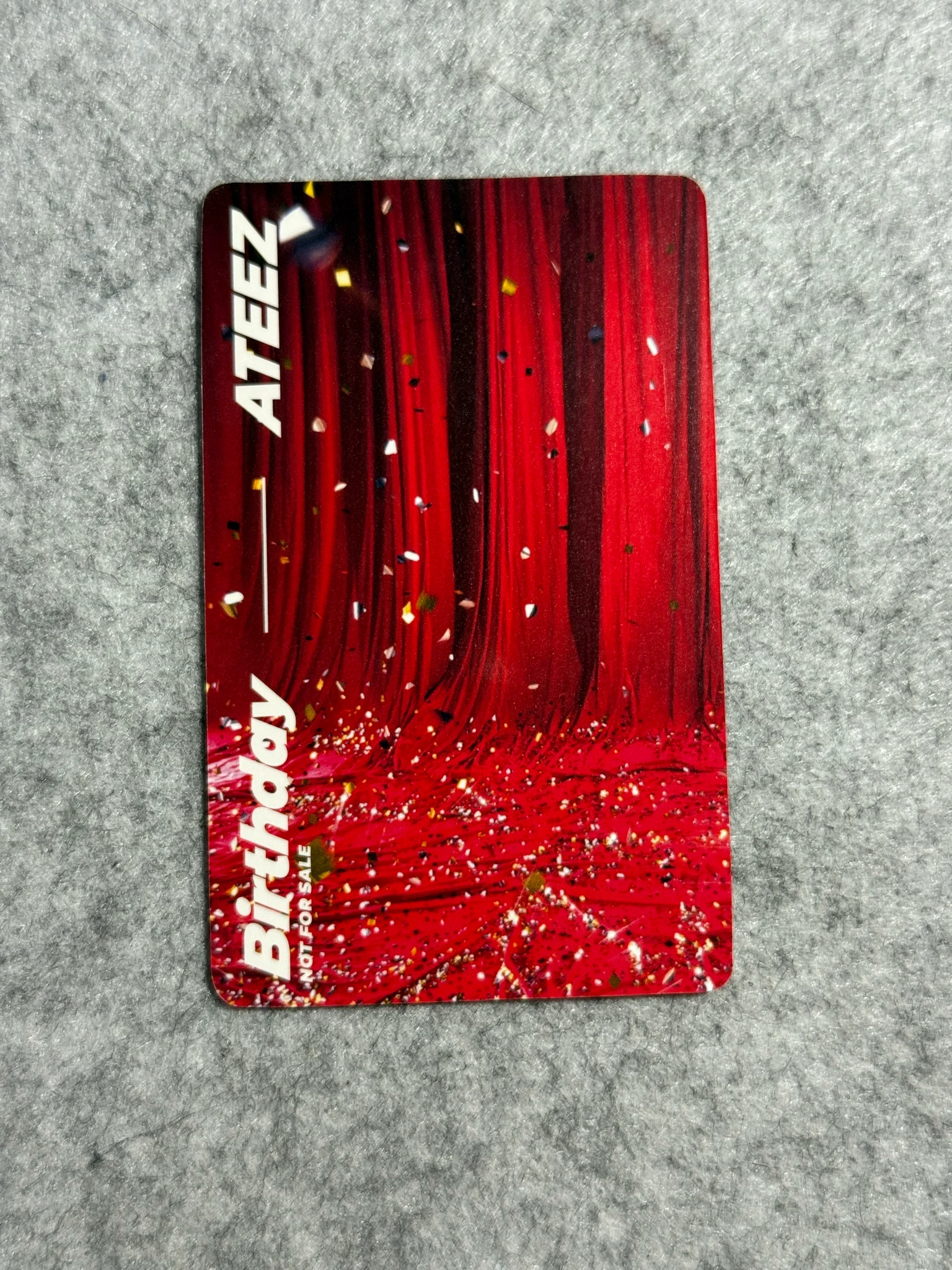 ATEEZ Wooyoung ATEEZ - Wooyoung - Birthday Album pre-order benefit (pob) UMS japan (universal music store) listing photo 2