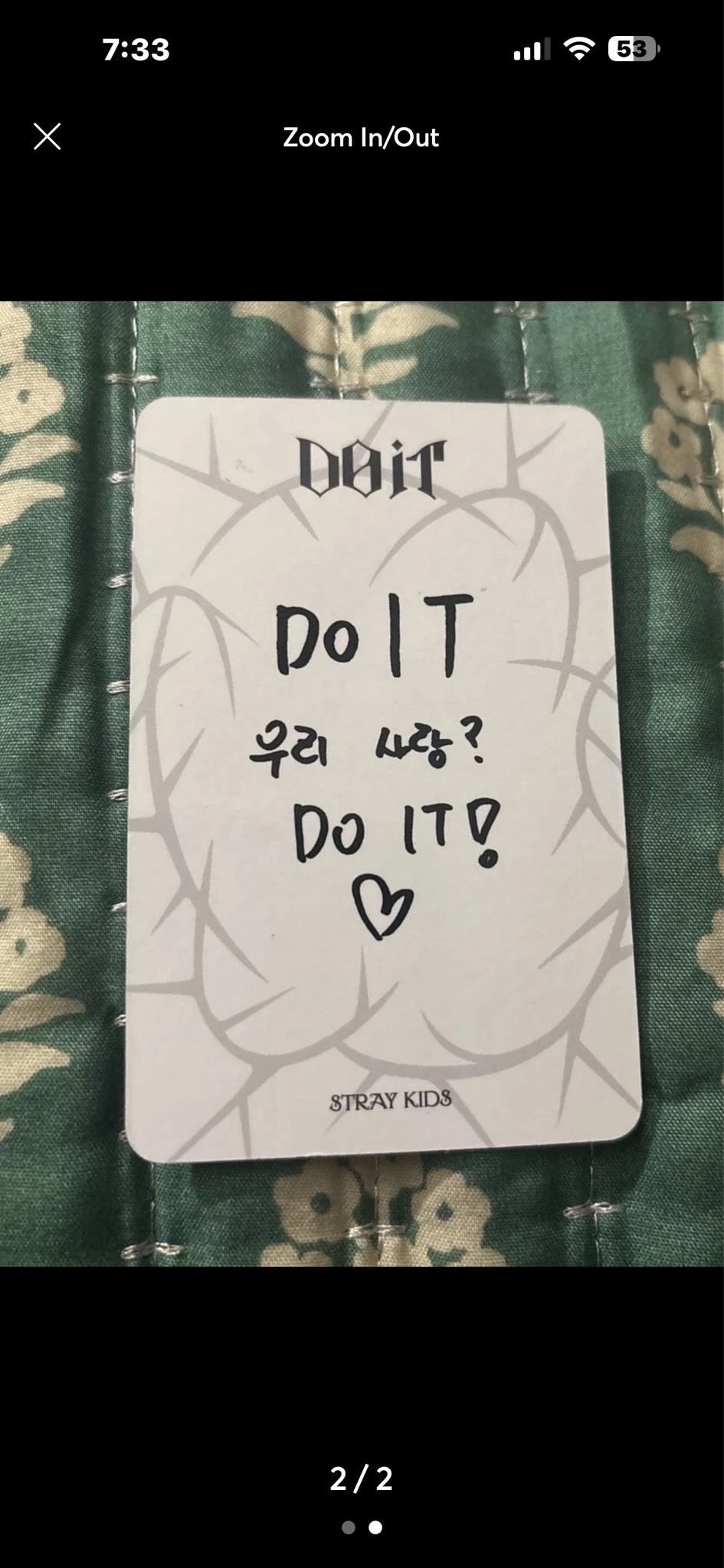 Stray Kids Changbin Stray Kids - Changbin - Do It Album album photocard do ver listing photo 2