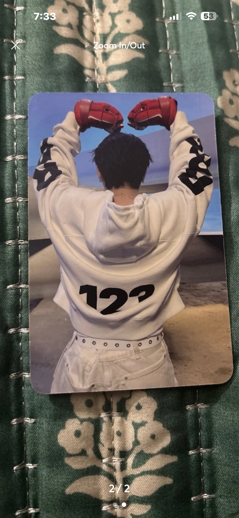 Stray Kids Changbin Stray Kids - Changbin - KARMA Album album photocard Hooray Version double-sided front side listing photo 2