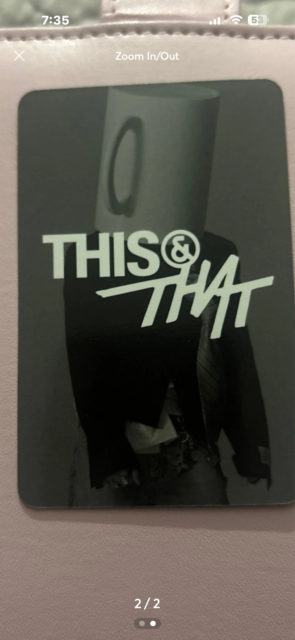 Stray Kids Felix Stray Kids - Felix - This & That Album album photocard this version listing photo 2