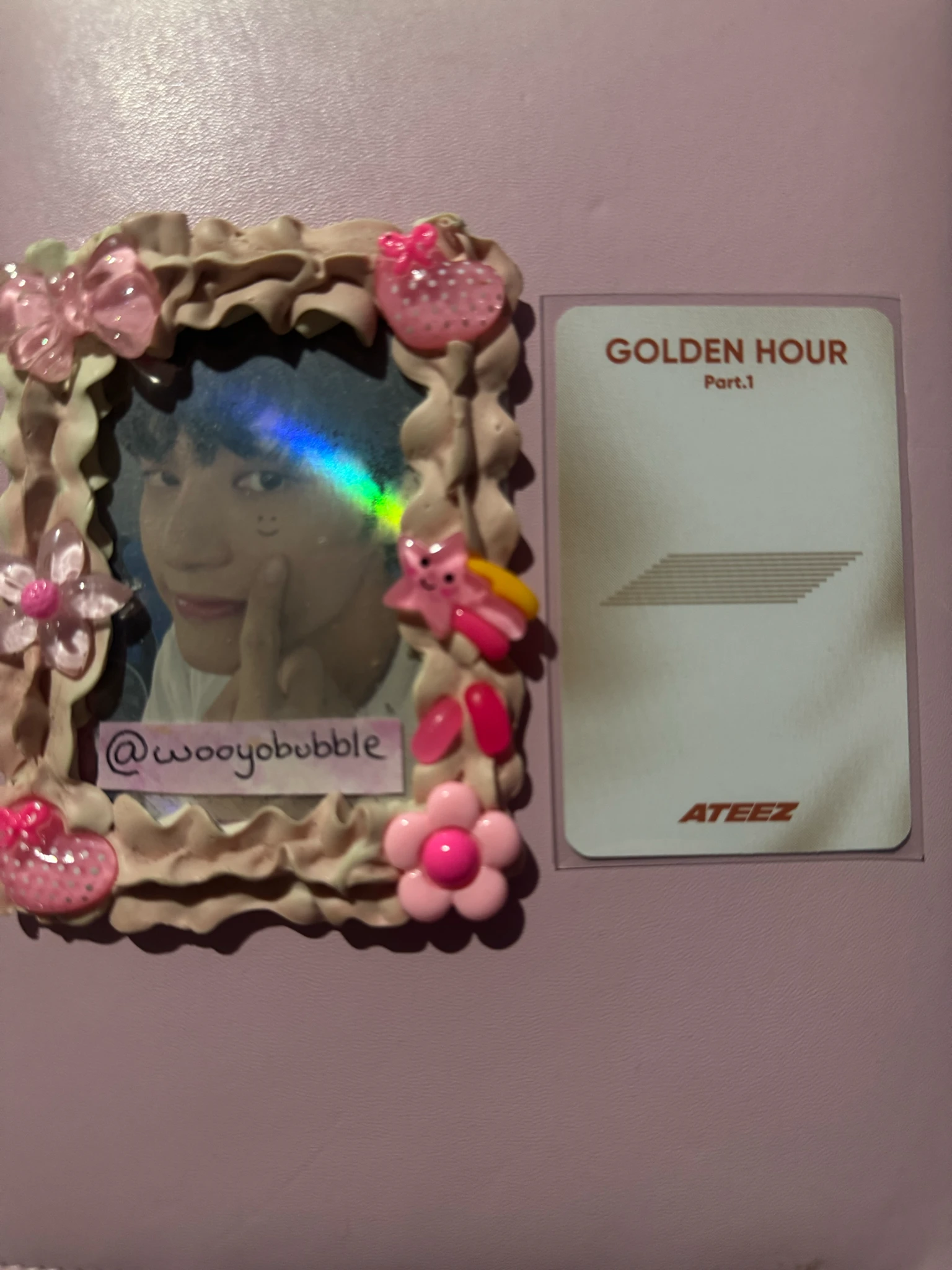 ATEEZ Wooyoung ATEEZ - Wooyoung - Golden Hour : Part.1 Album album photocard platform ver. listing photo 2