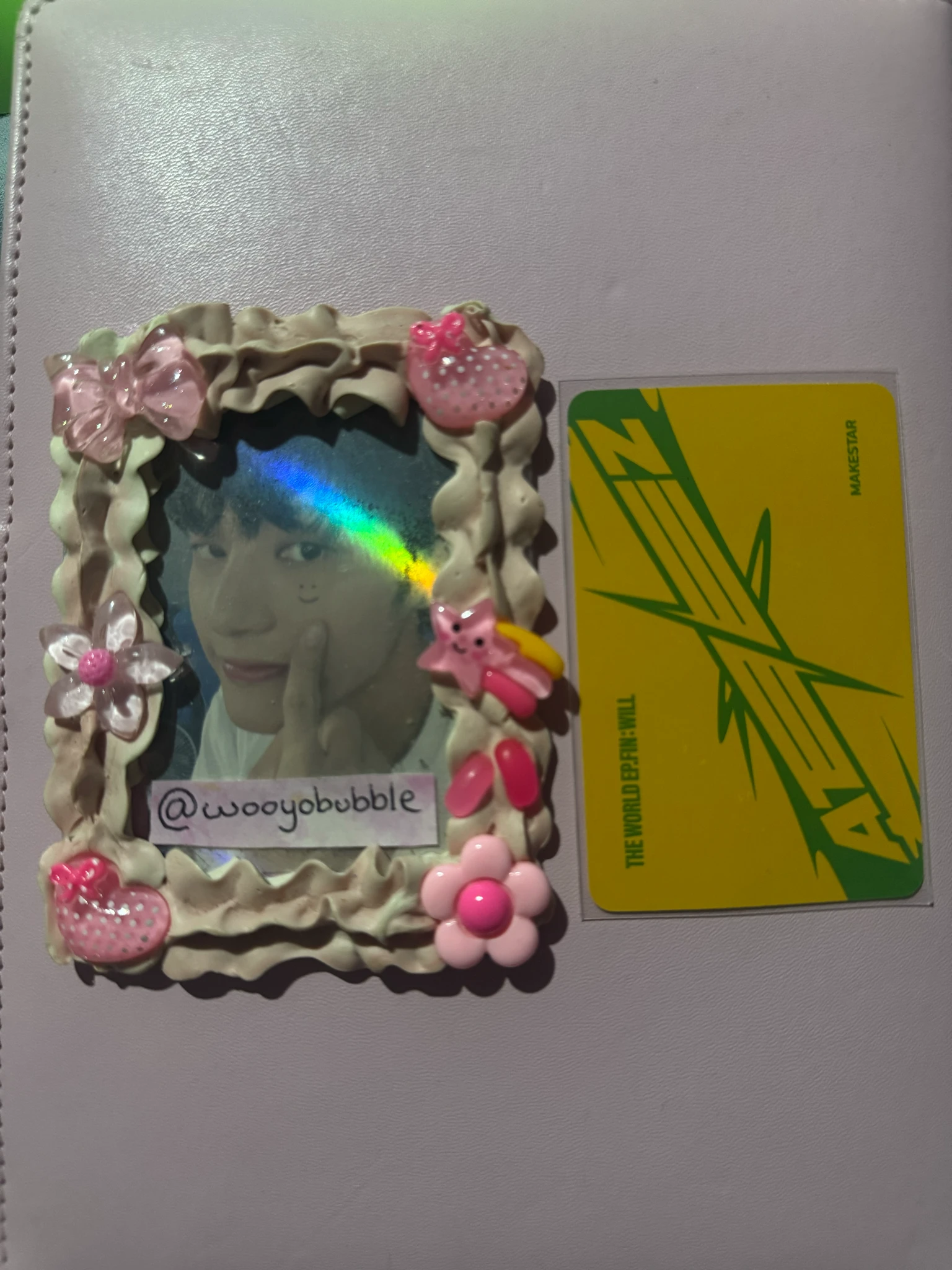ATEEZ Wooyoung ATEEZ - Wooyoung - THE WORLD EP.FIN: WILL Album makestar tangerine blanket ver video call listing photo 2