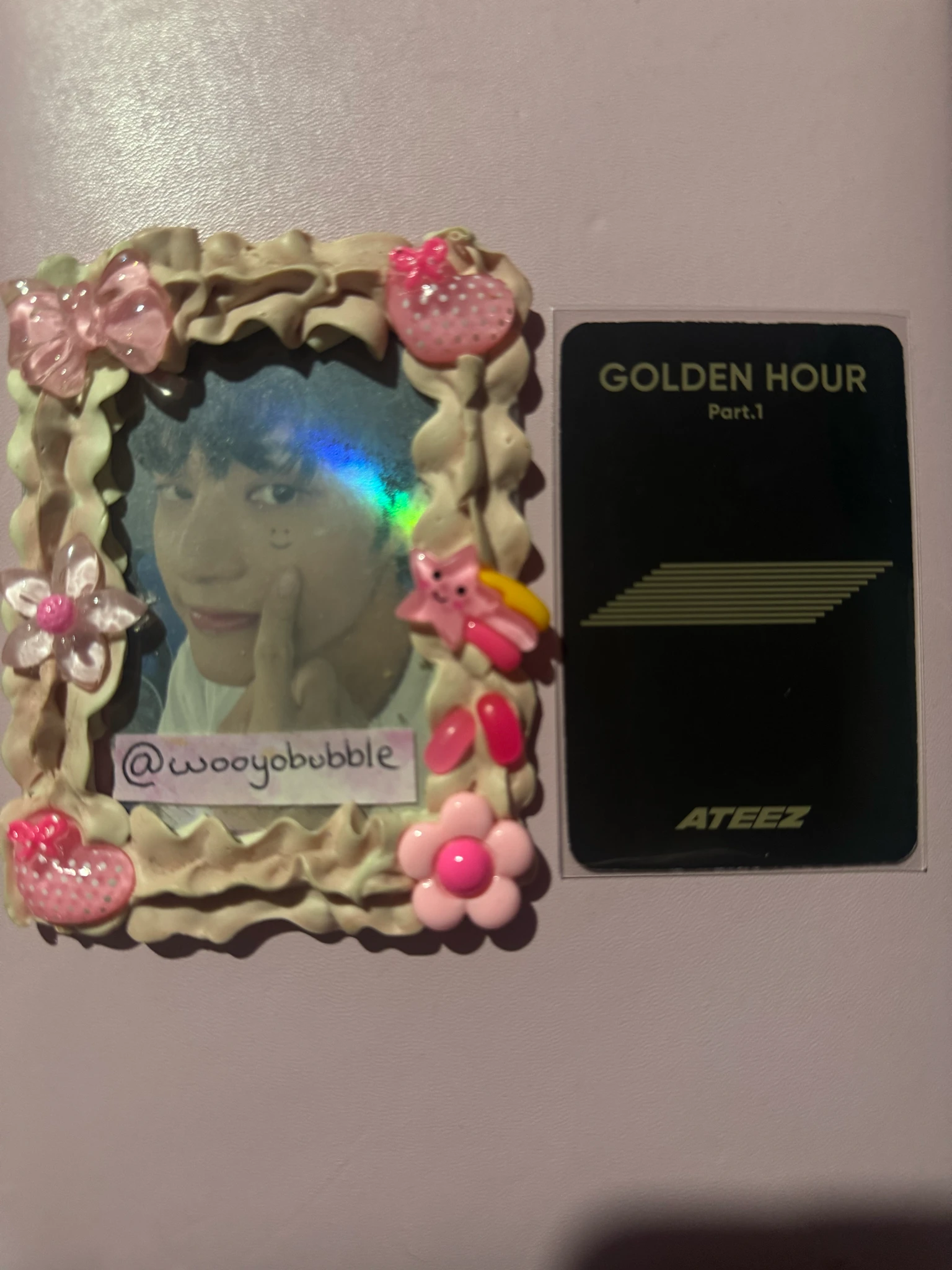 ATEEZ Wooyoung ATEEZ - Wooyoung - Golden Hour : Part.1 Album apple music pre-order benefit (pob) listing photo 2