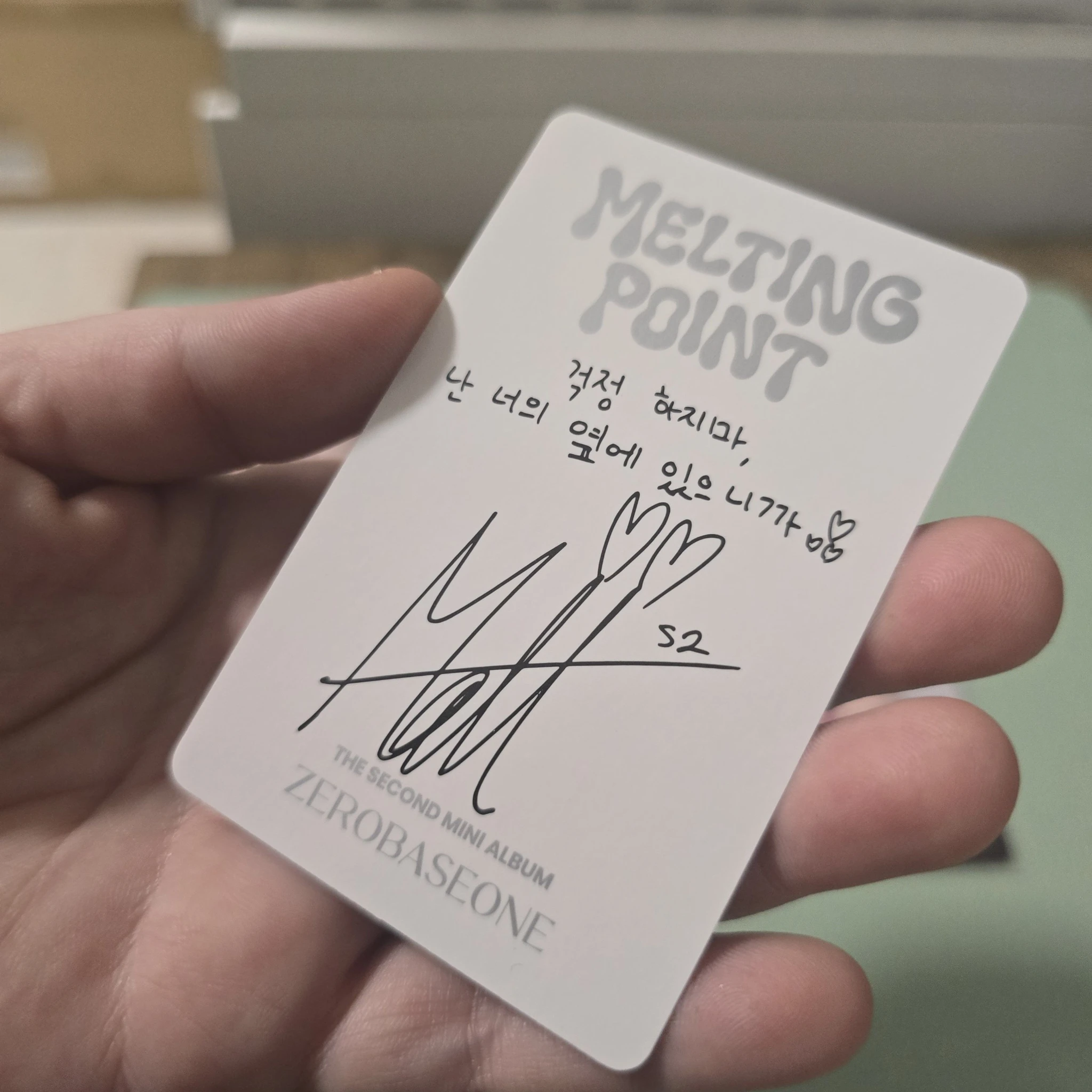 ZEROBASEONE Matthew ZEROBASEONE - Matthew - Melting Point Album album photocard digipack version A version listing photo 2