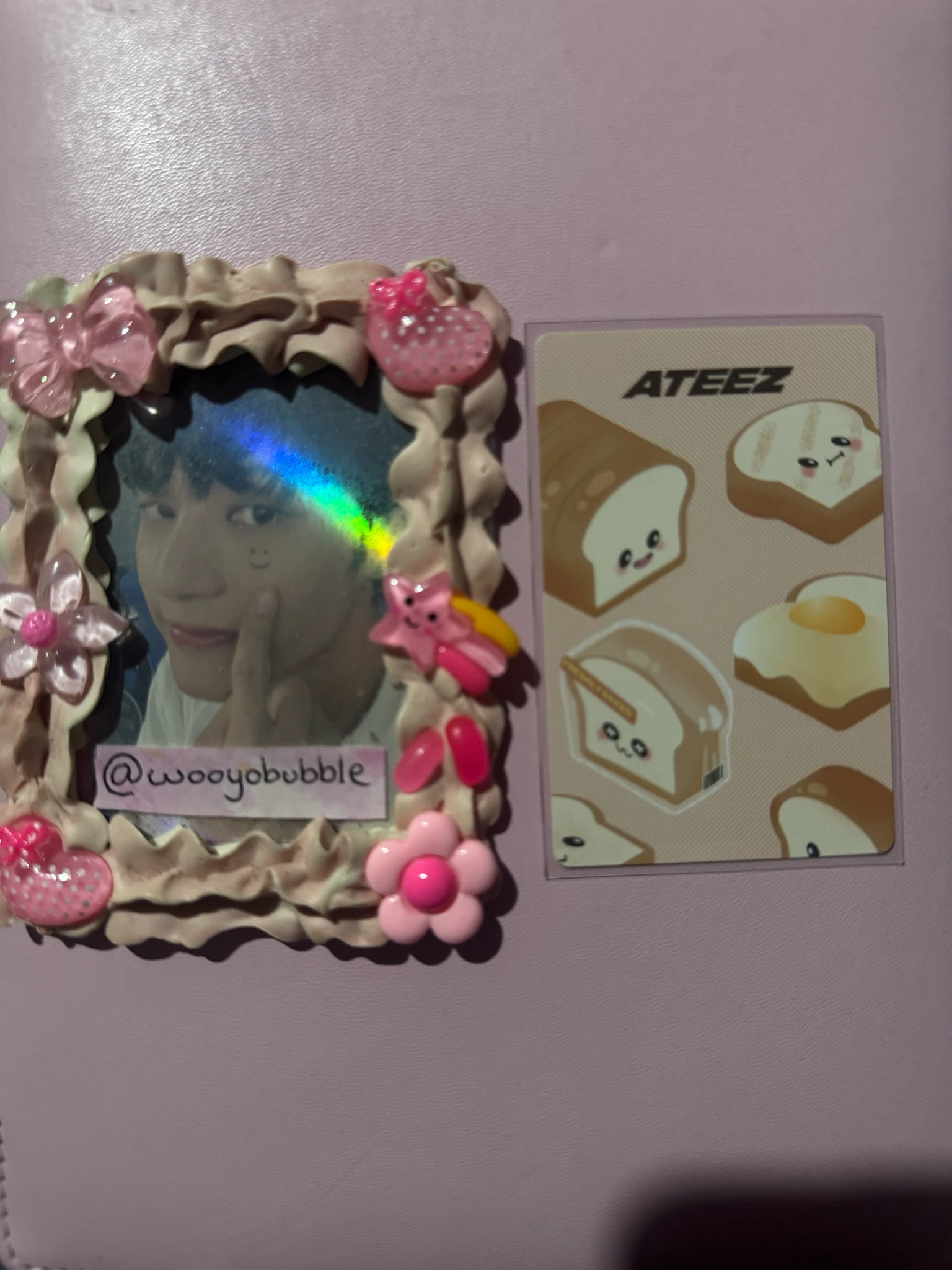 ATEEZ Wooyoung ATEEZ - Wooyoung - Golden Hour : Part 2 Album barnes & noble exclusive album photocard listing photo 2
