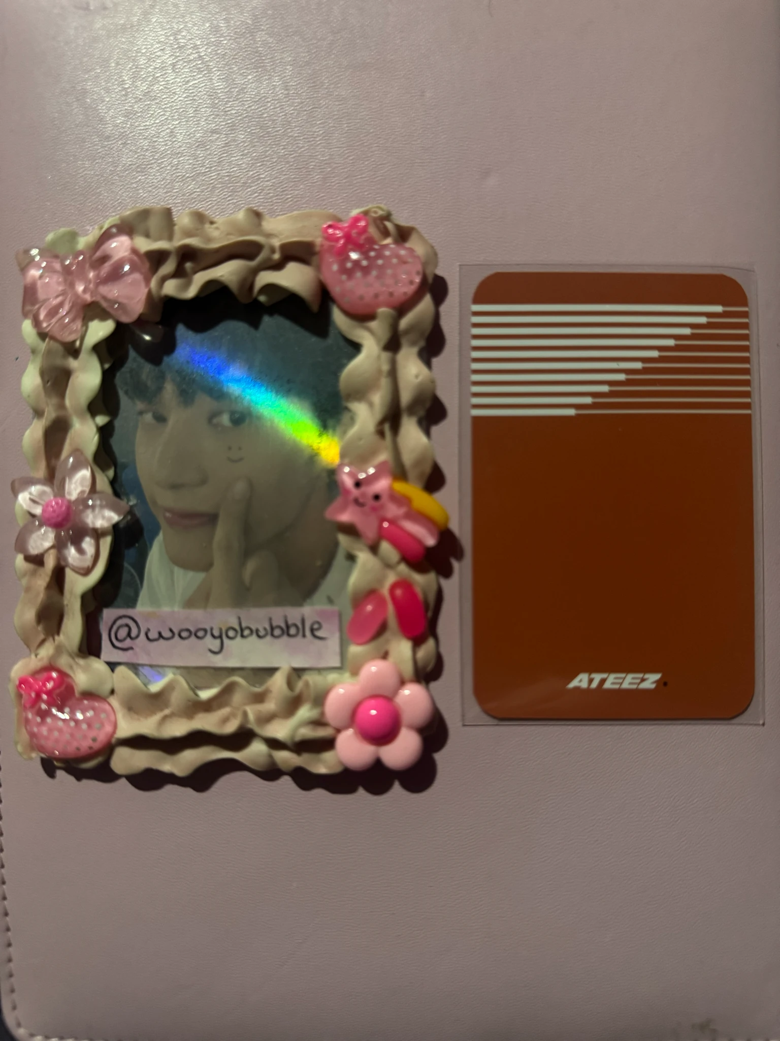 ATEEZ Wooyoung ATEEZ - Wooyoung - Golden Hour : Part.1 Album pre-order benefit (pob) toktoq platform version listing photo 2