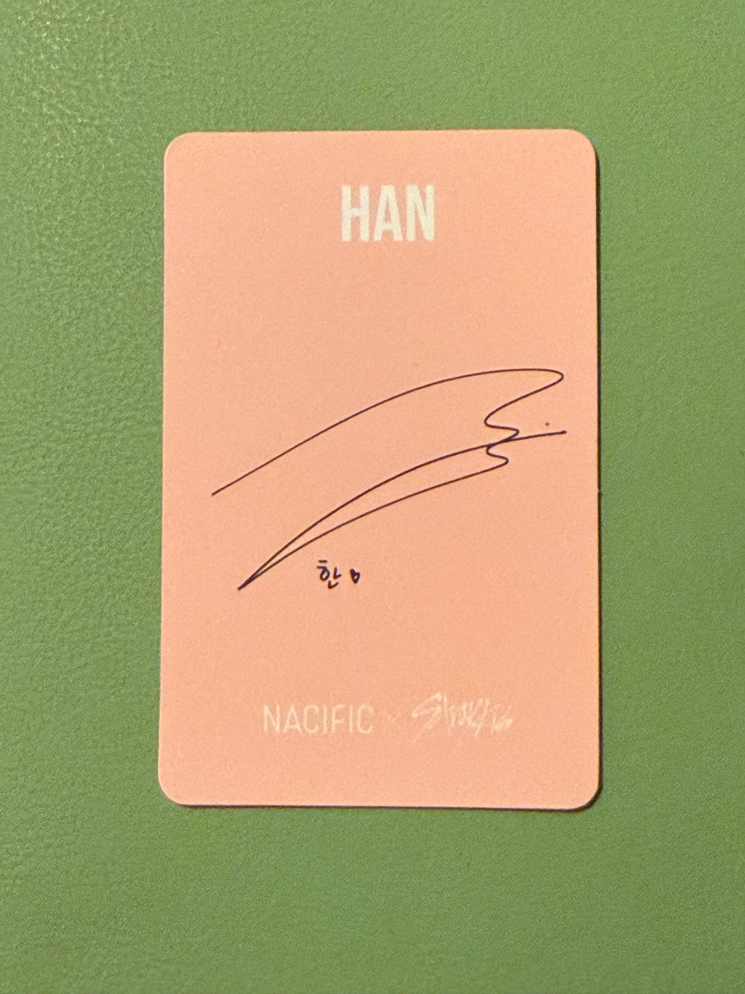 Stray Kids HAN Stray Kids - HAN - NACIFIC  x Stray Kids Other brand collaboration nacific round 4 lenticular listing photo 2