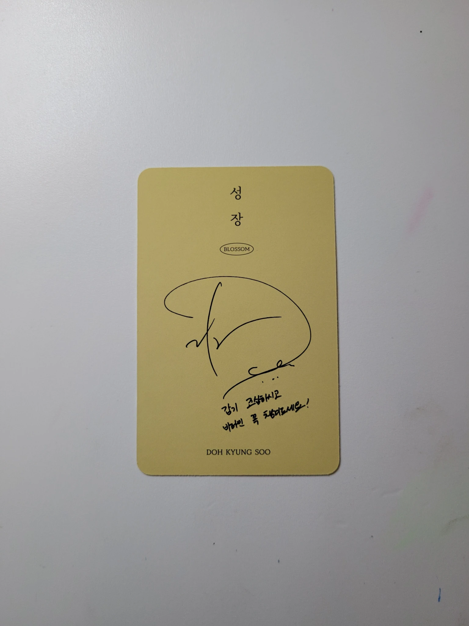 EXO D.O. EXO - D.O. - Blossom Album solo album korean album album photocard popcorn version listing photo 2