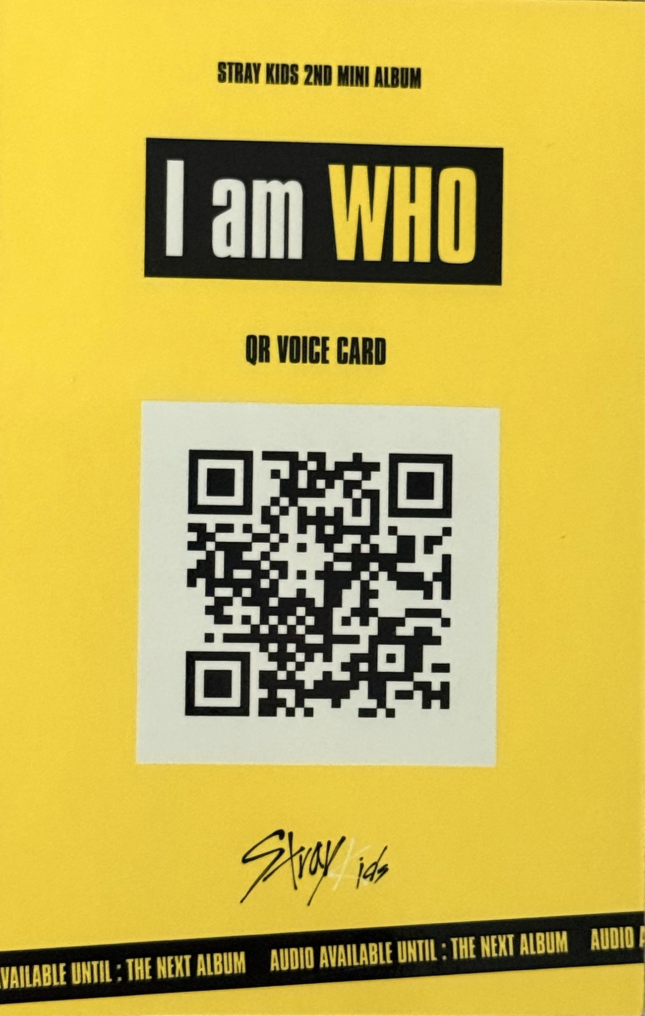 Stray Kids Felix Stray Kids - Felix - I am WHO? Album album photocard behind ver. listing photo 2
