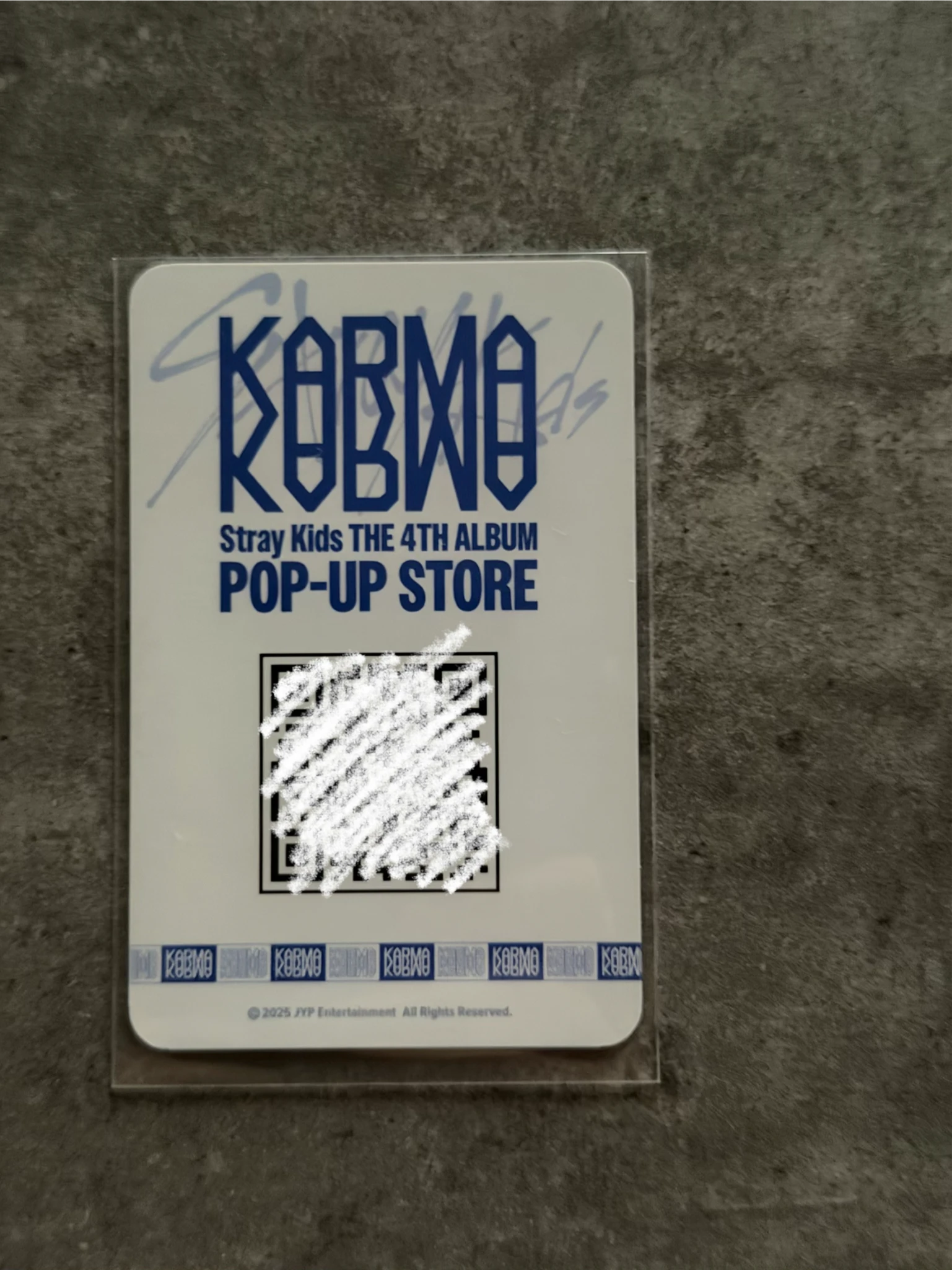Stray Kids Seungmin Stray Kids - Seungmin - KARMA Album stamp event pop-up store qr card offline listing photo 2