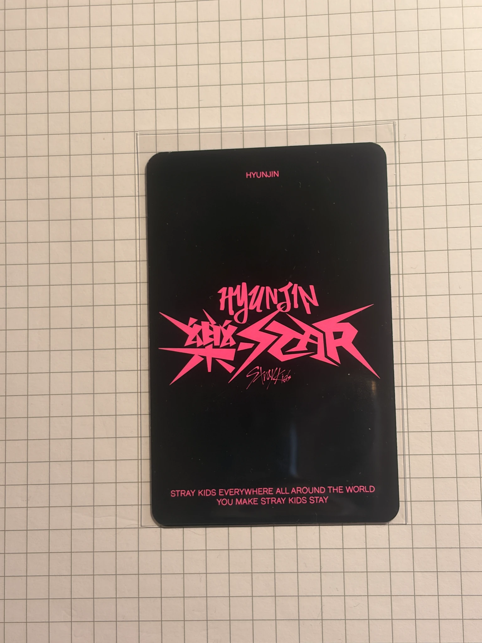 Stray Kids Hyunjin Stray Kids - Hyunjin - Rock-Star Album album photocard postcard version listing photo 2