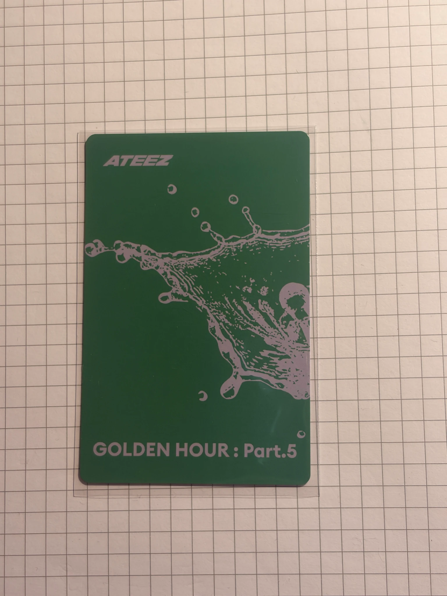 ATEEZ Jongho ATEEZ - Jongho - GOLDEN HOUR : Part.5 Album poca album album photocard Z version listing photo 2