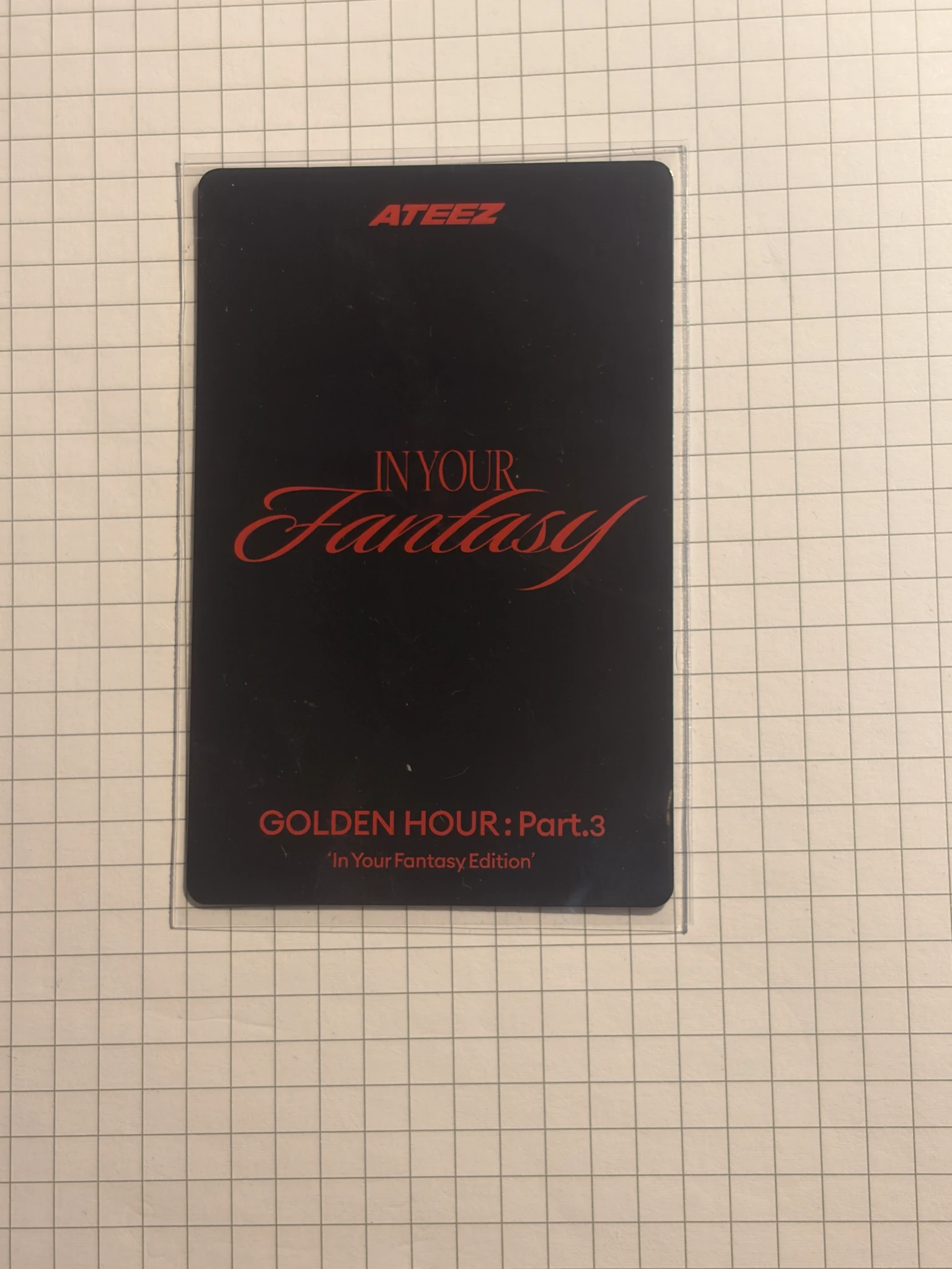 ATEEZ Jongho ATEEZ - Jongho - Golden Hour : Part.3 'In Your Fantasy Edition' Album walmart exclusive fnac exclusive image card poca album target exclusive makestar lucky draw album photocard limited version listing photo 2