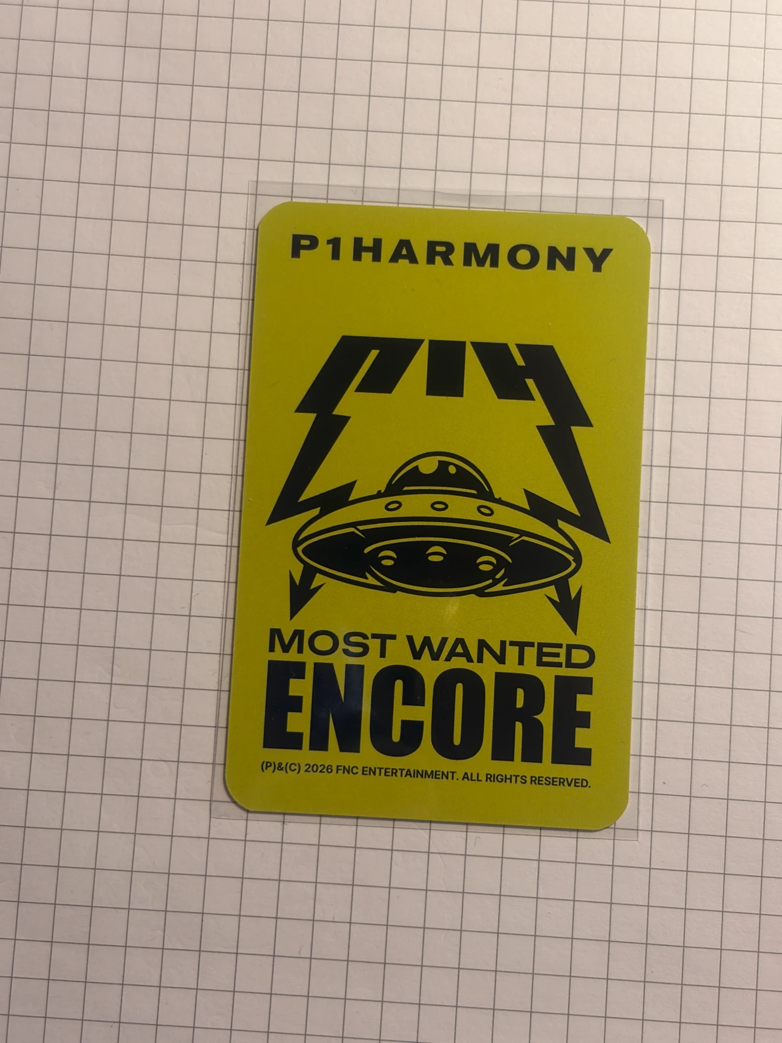 P1Harmony Jongseob P1Harmony - Jongseob - 2025 P1Harmony LIVE TOUR [P1ustage H : MOST WANTED] Event seoul encore tour merch merch photocard trading card holographic (hologram) special version listing photo 2