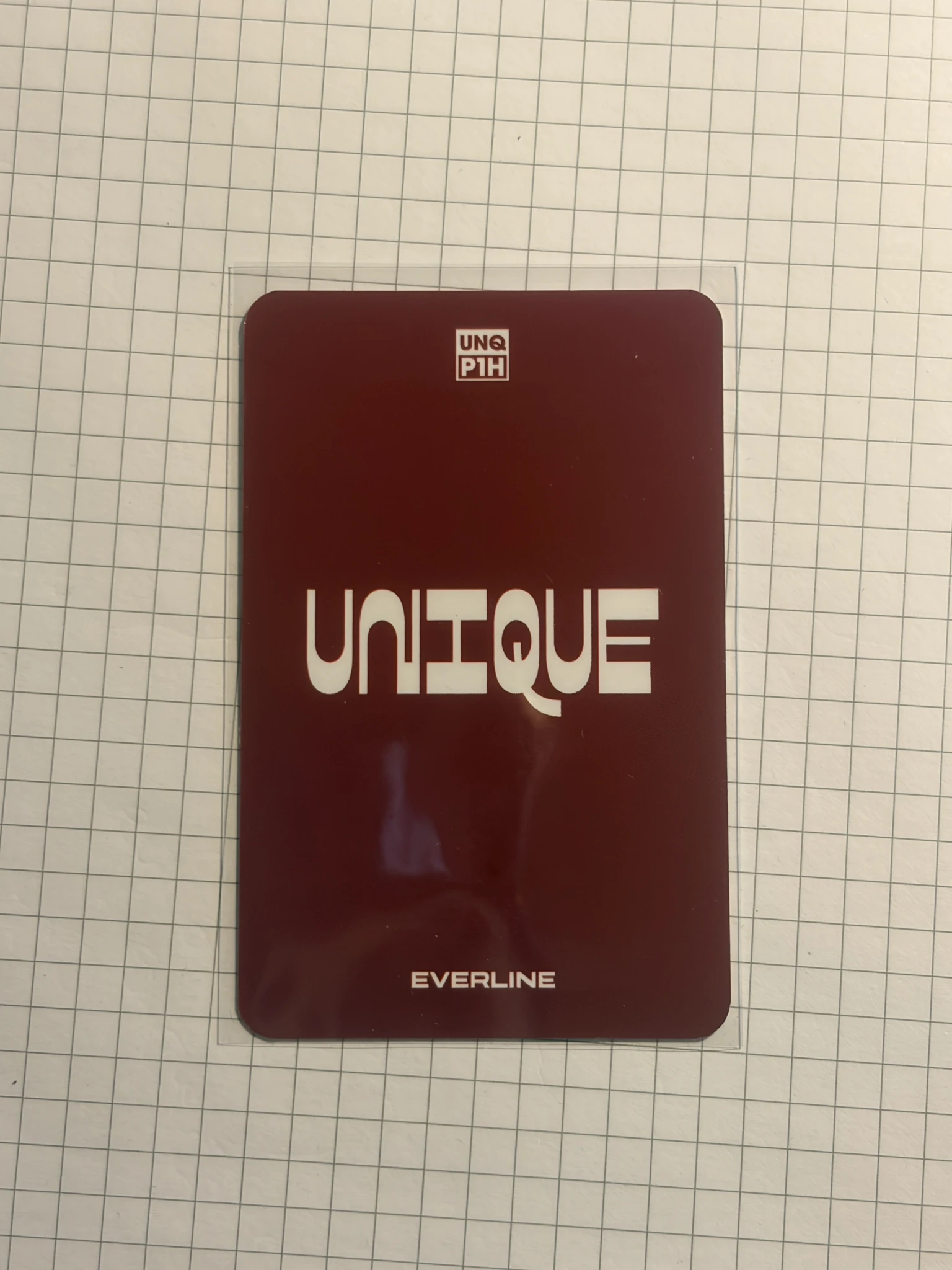 P1Harmony Keeho P1Harmony - Keeho - UNIQUE Album everline lucky draw listing photo 2