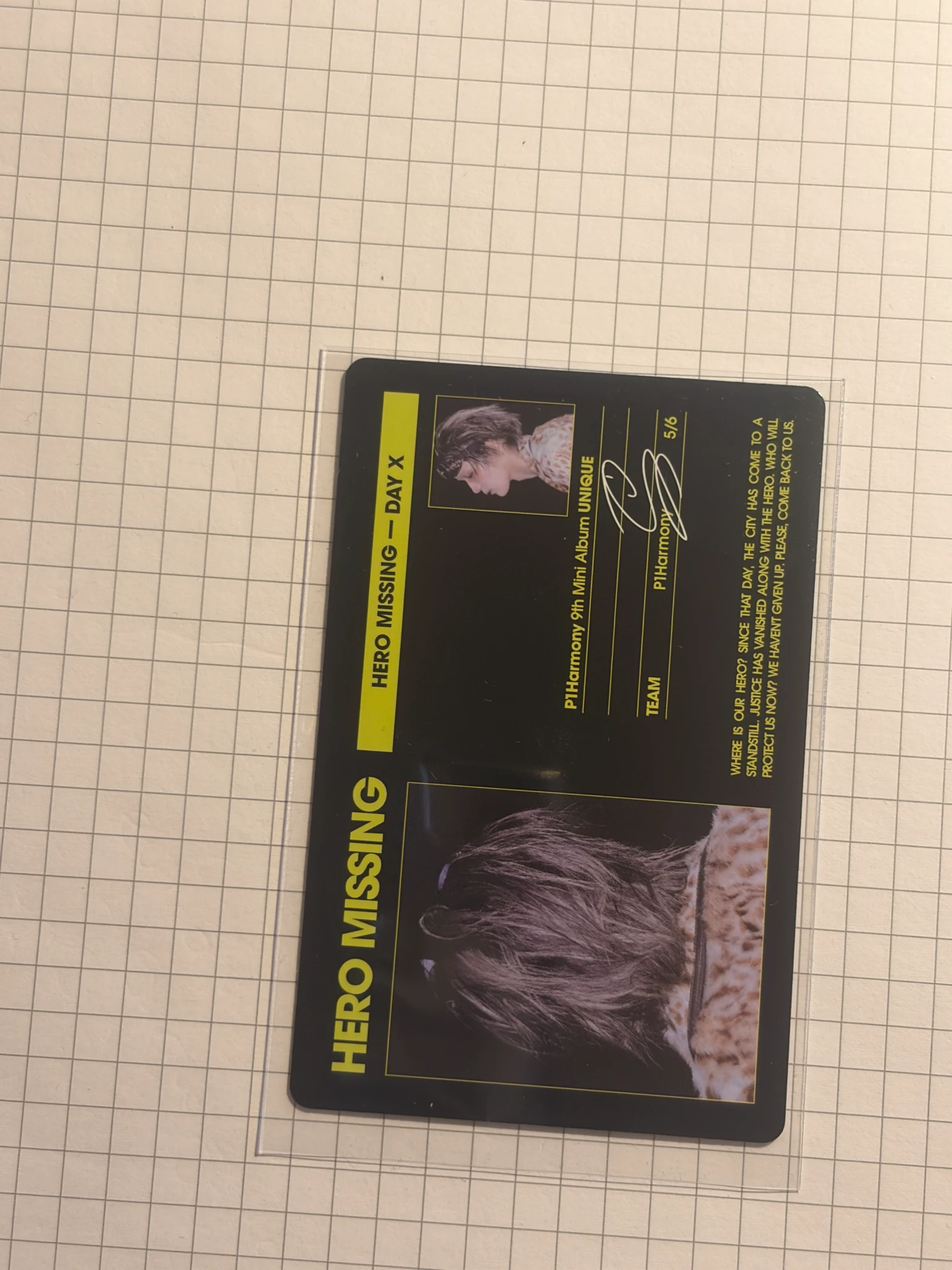 P1Harmony Soul P1Harmony - Soul - UNIQUE Album album photocard C version listing photo 2