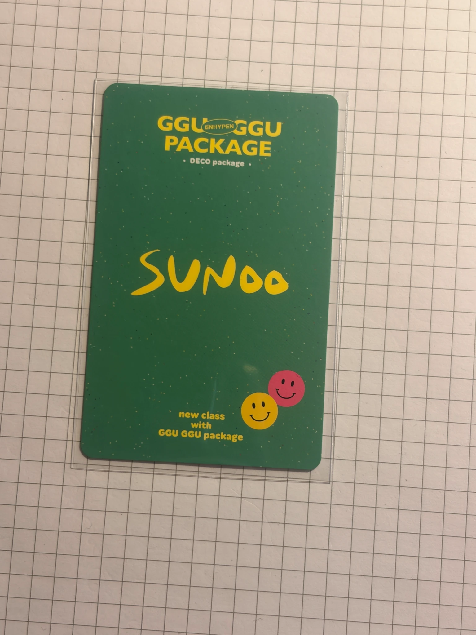ENHYPEN Sunoo ENHYPEN - Sunoo - 2021 GGU GGU Package Other photocard set listing photo 2
