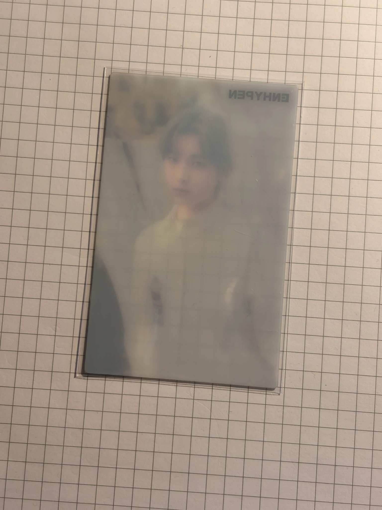 ENHYPEN Sunoo ENHYPEN - Sunoo - BORDER: 儚い (HAKANAI) Album pre-order benefit (pob) UMS japan (universal music store) transparent listing photo 2
