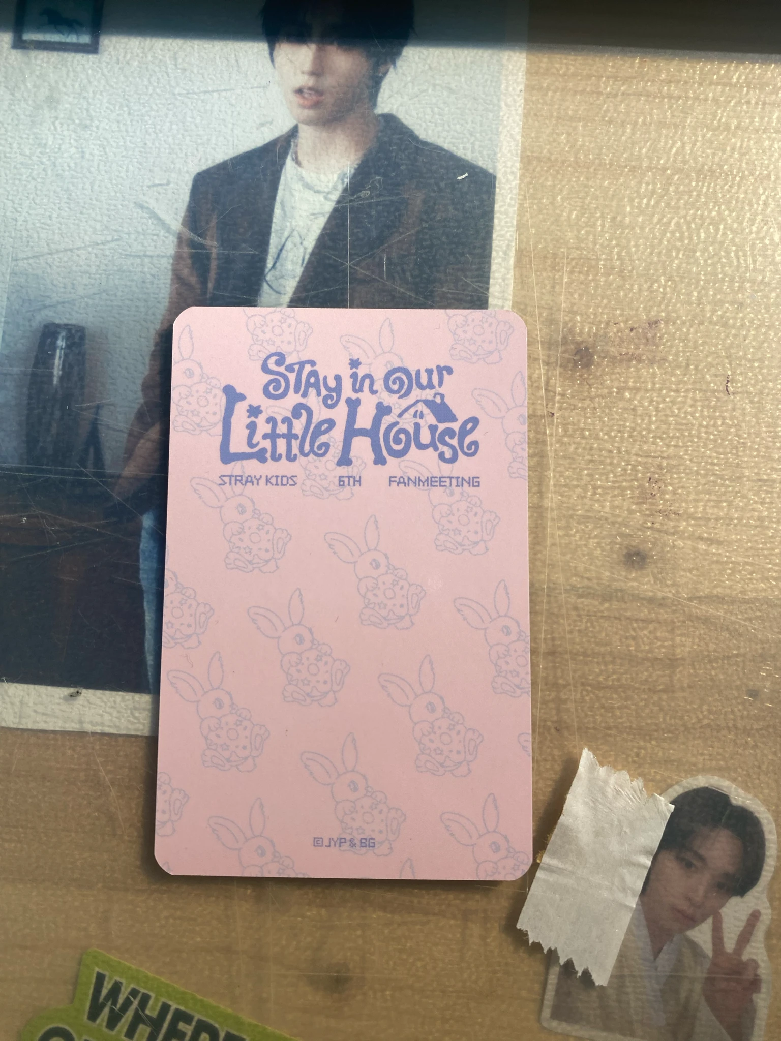 Stray Kids Stray Kids - Bang Chan & HAN - 6th Fanmeeting - STAY in Our Little House Event merch photocard jacket listing photo 2