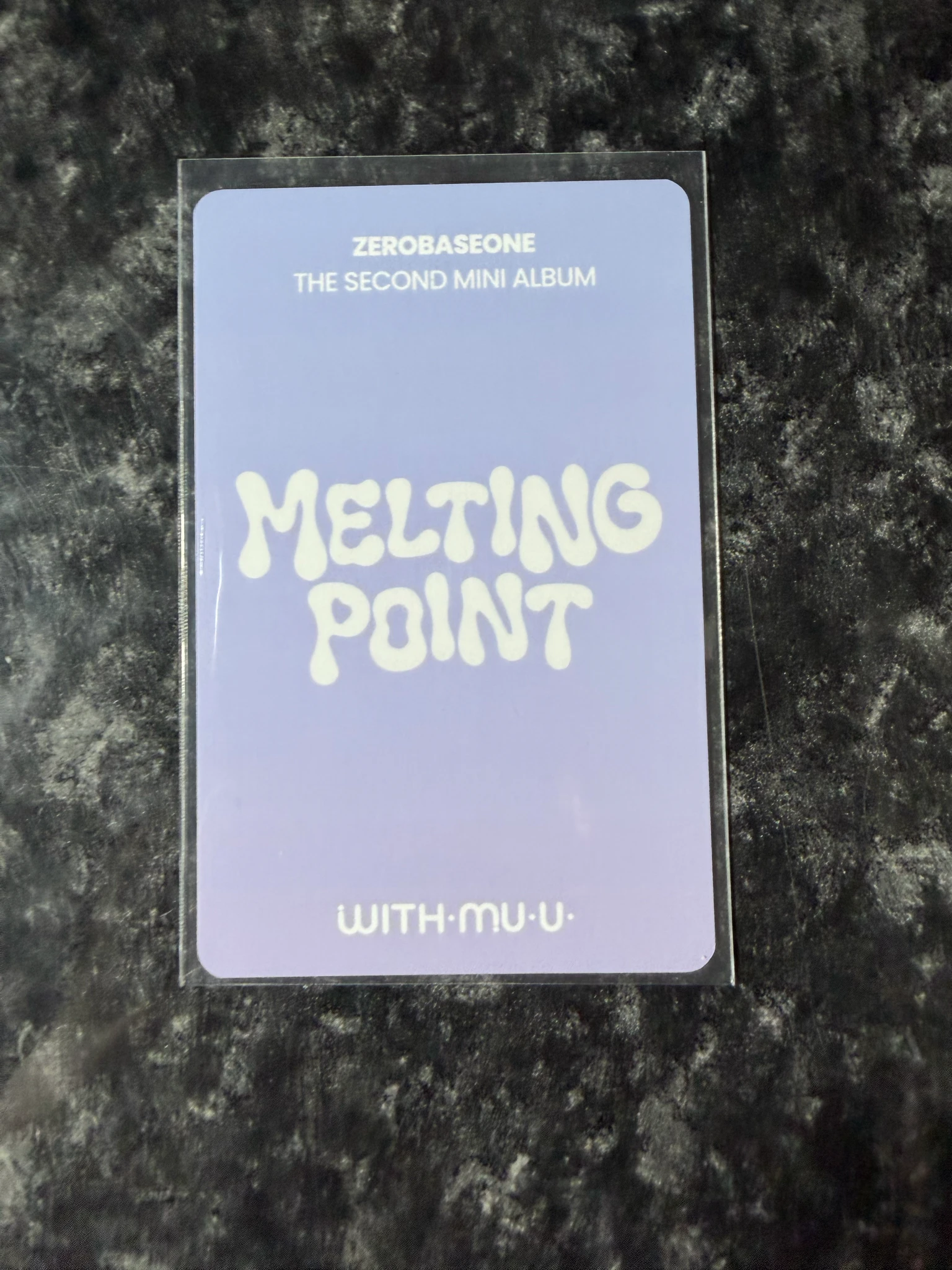 ZEROBASEONE Yujin ZEROBASEONE - Yujin - Melting Point Album pob (pre-order benefit) withmuu listing photo 2