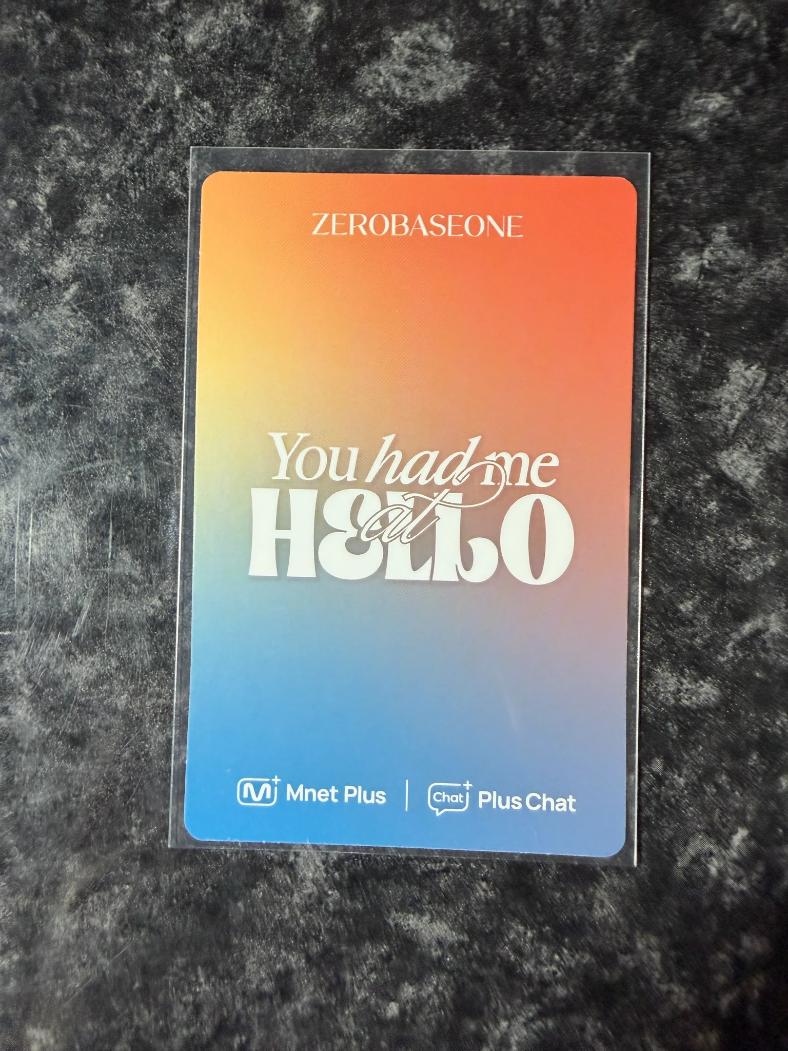 ZEROBASEONE Yujin ZEROBASEONE - Yujin - You had me at HELLO Album pob (pre-order benefit) listing photo 2