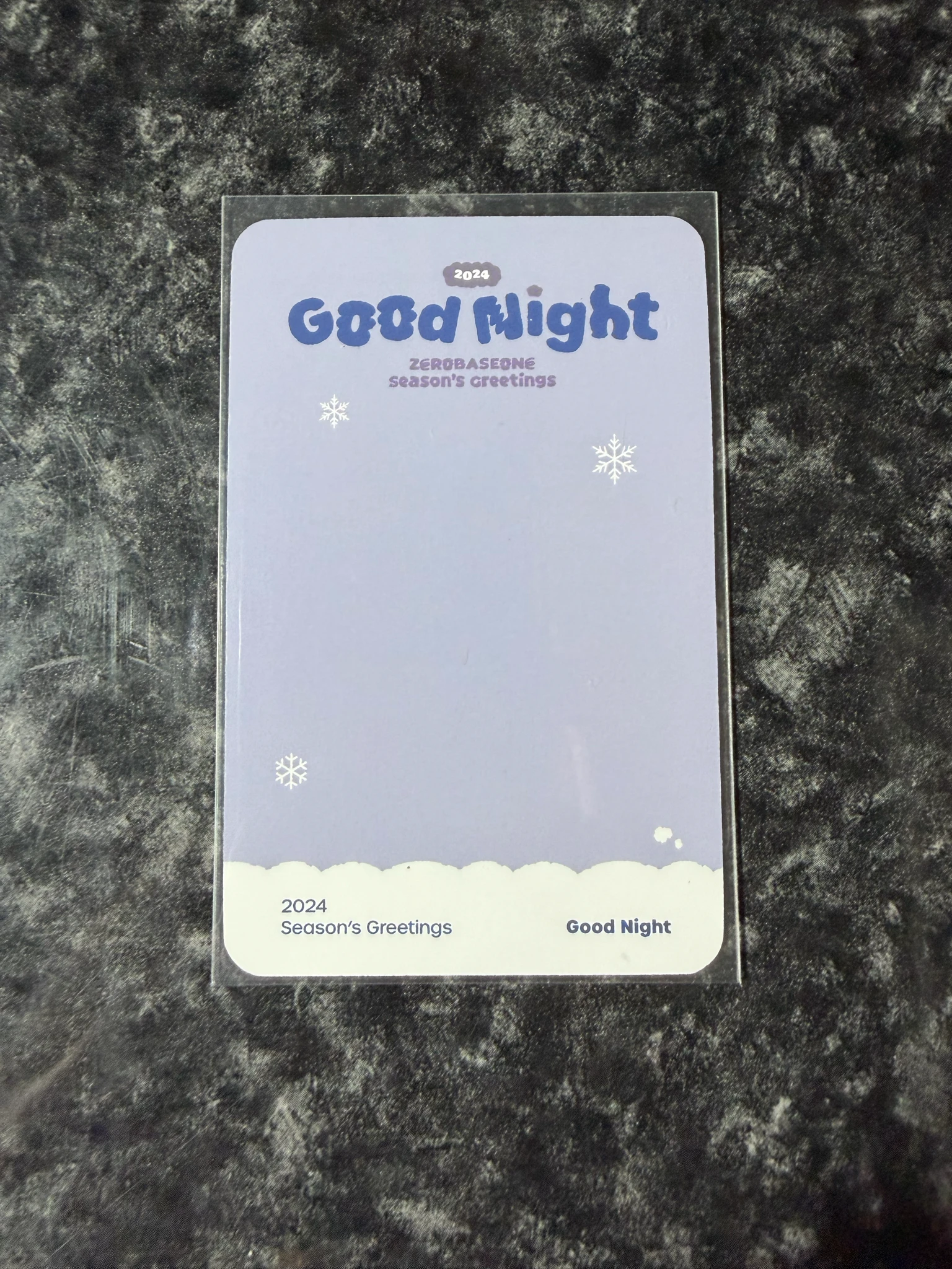 ZEROBASEONE Yujin ZEROBASEONE - Yujin - 2024 SEASON'S GREETINGS 'Good Night' Other apple music pob (pre-order benefit) listing photo 2