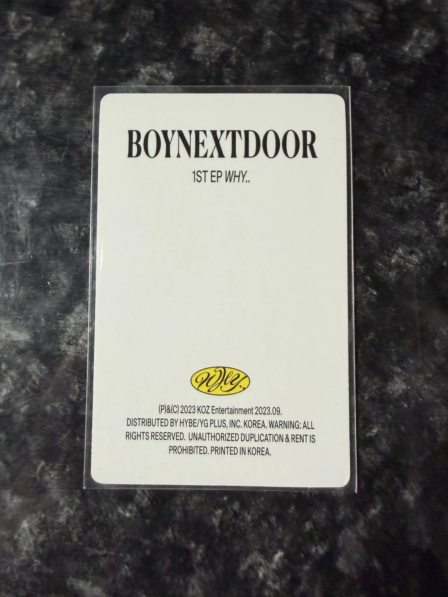 BOYNEXTDOOR Sungho BOYNEXTDOOR - Sungho - WHY.. Album Dazed ver. set B listing photo 2