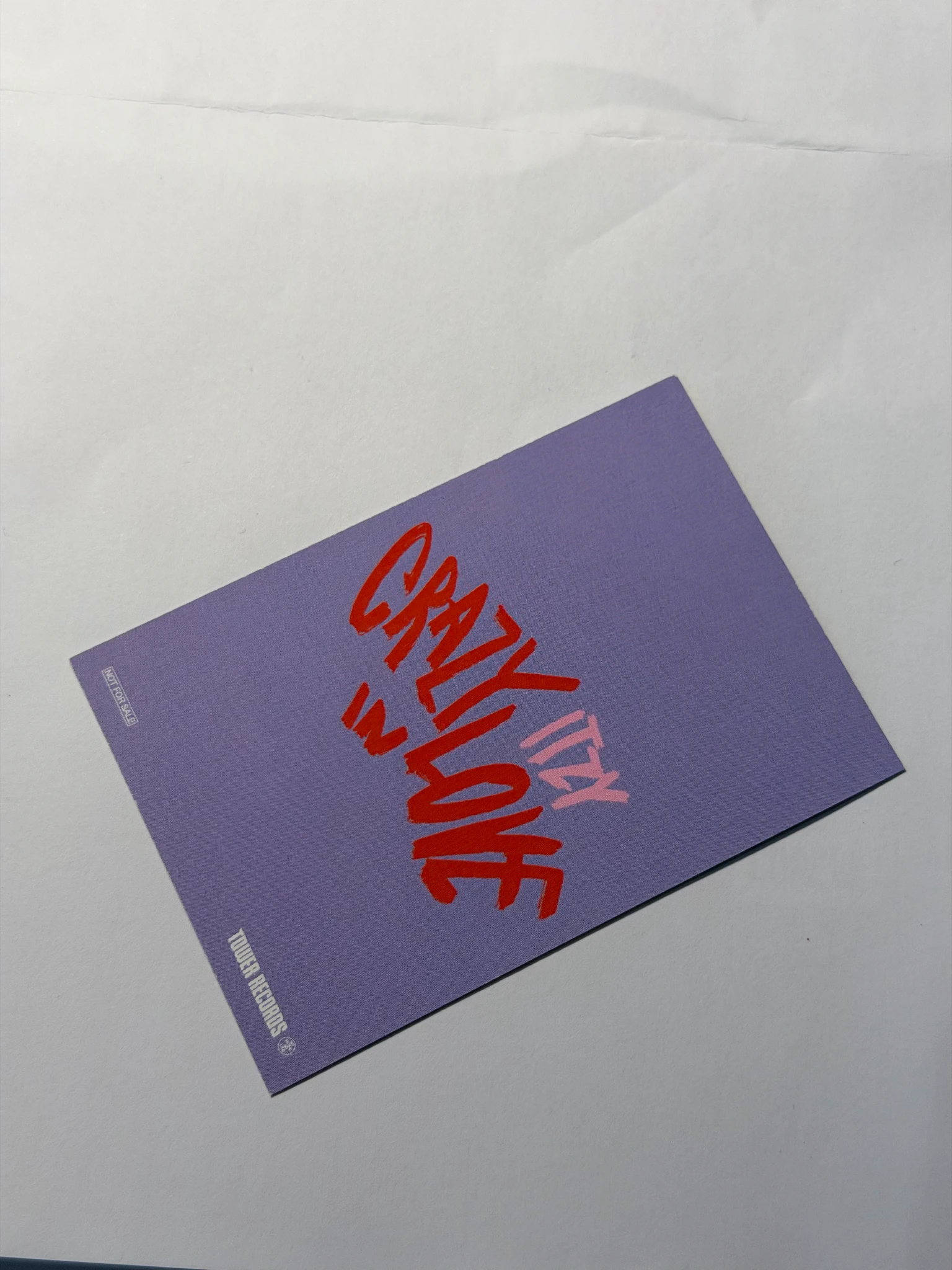 ITZY Lia ITZY - Crazy in Love Album tower records pre-order benefit listing photo 2