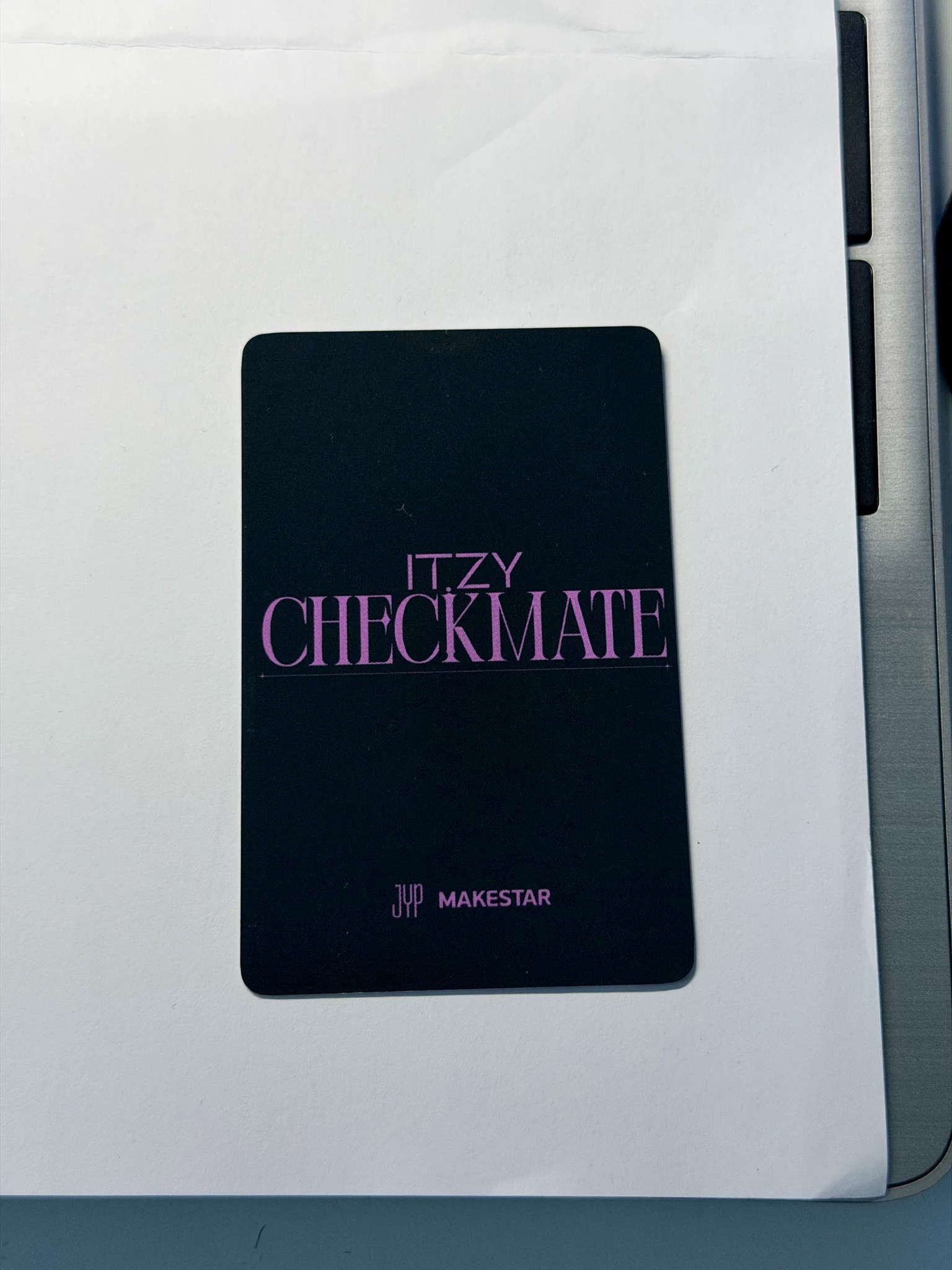ITZY Lia ITZY - Lia - CHECKMATE Album makestar pob (pre-order benefit) holographic (hologram) listing photo 2