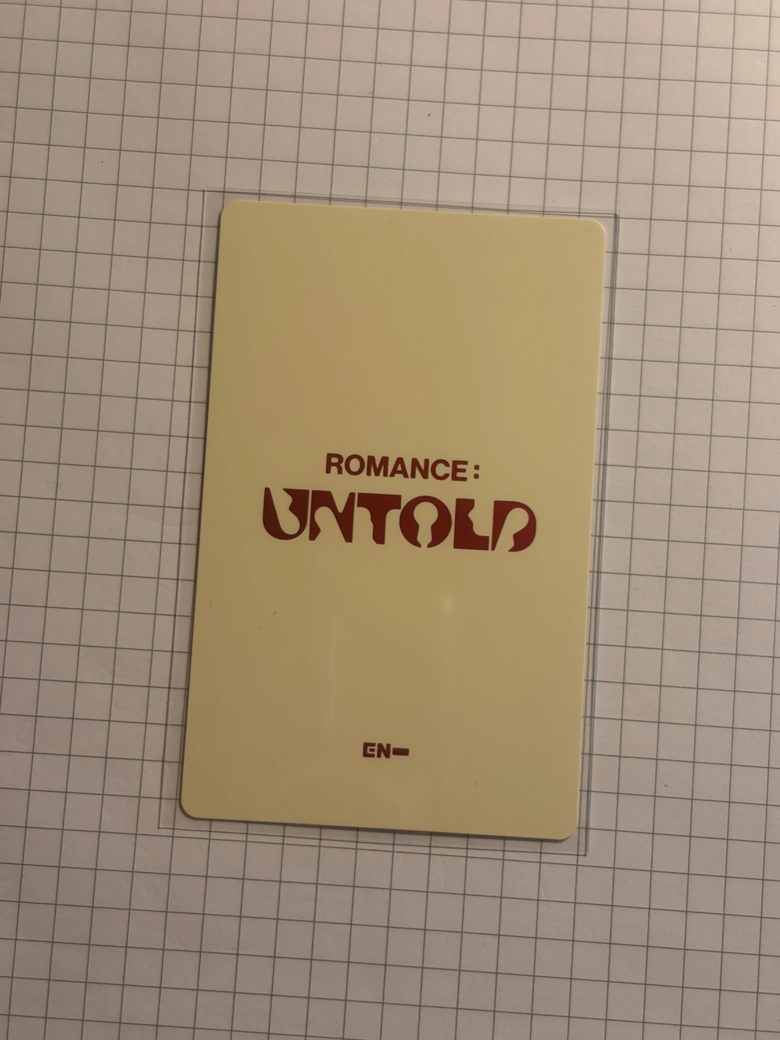 ENHYPEN Sunoo ENHYPEN - Sunoo - ROMANCE: UNTOLD Album album photocard inceptio version listing photo 2