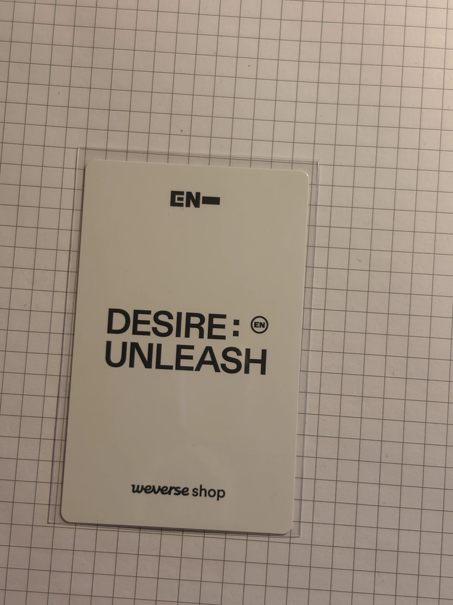 ENHYPEN Jay ENHYPEN - Jay - DESIRE: UNLEASH Album weverse pob listing photo 2