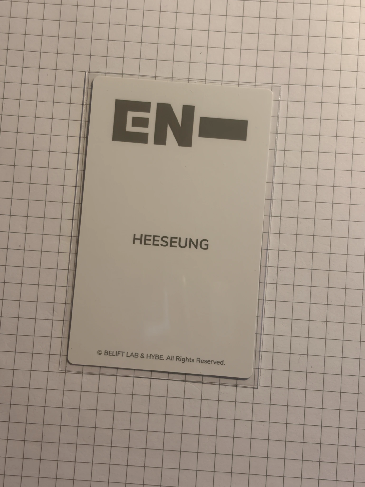 ENHYPEN Evan (Heeseung) ENHYPEN - Heeseung - Official Light Stick Ver. 2 Other lightstick photocard set listing photo 2