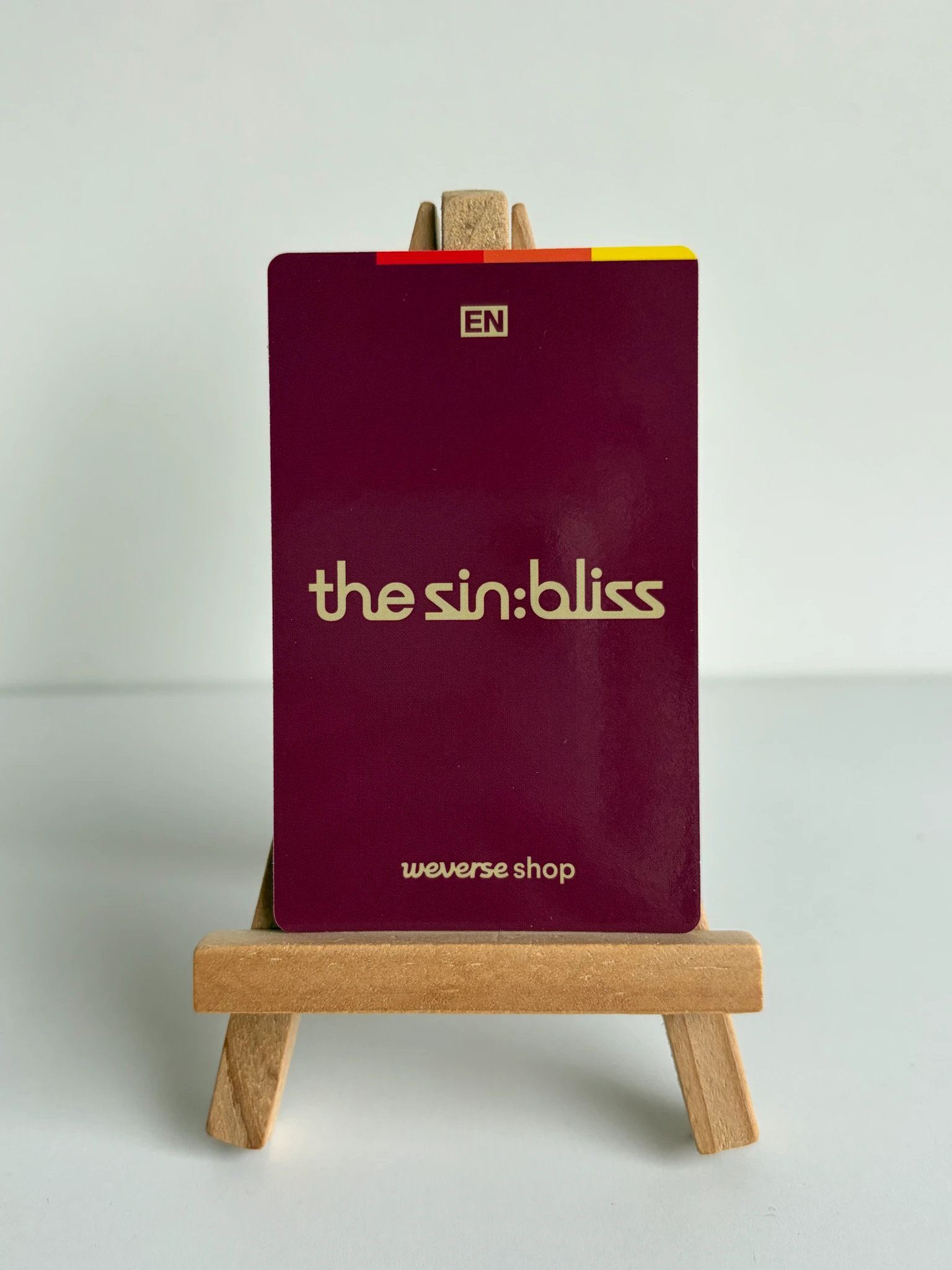 ENHYPEN Sunoo ENHYPEN - Sunoo - THE SIN: BLISS Album weverse global shop (wvg) pob (pre-order benefit) standard version listing photo 2