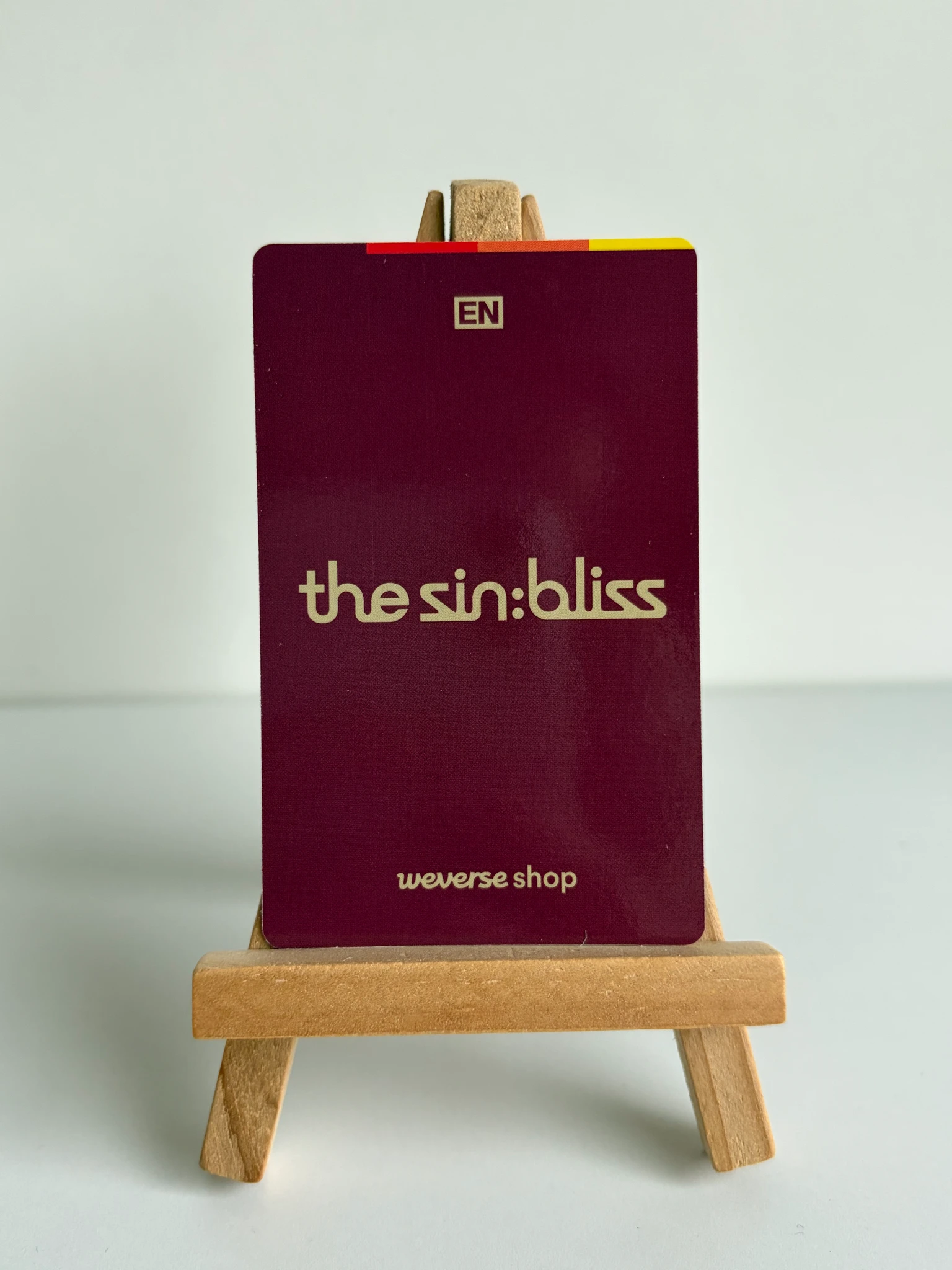 ENHYPEN Ni-ki ENHYPEN - Ni-ki - THE SIN: BLISS Album weverse global shop (wvg) pob (pre-order benefit) standard version listing photo 2