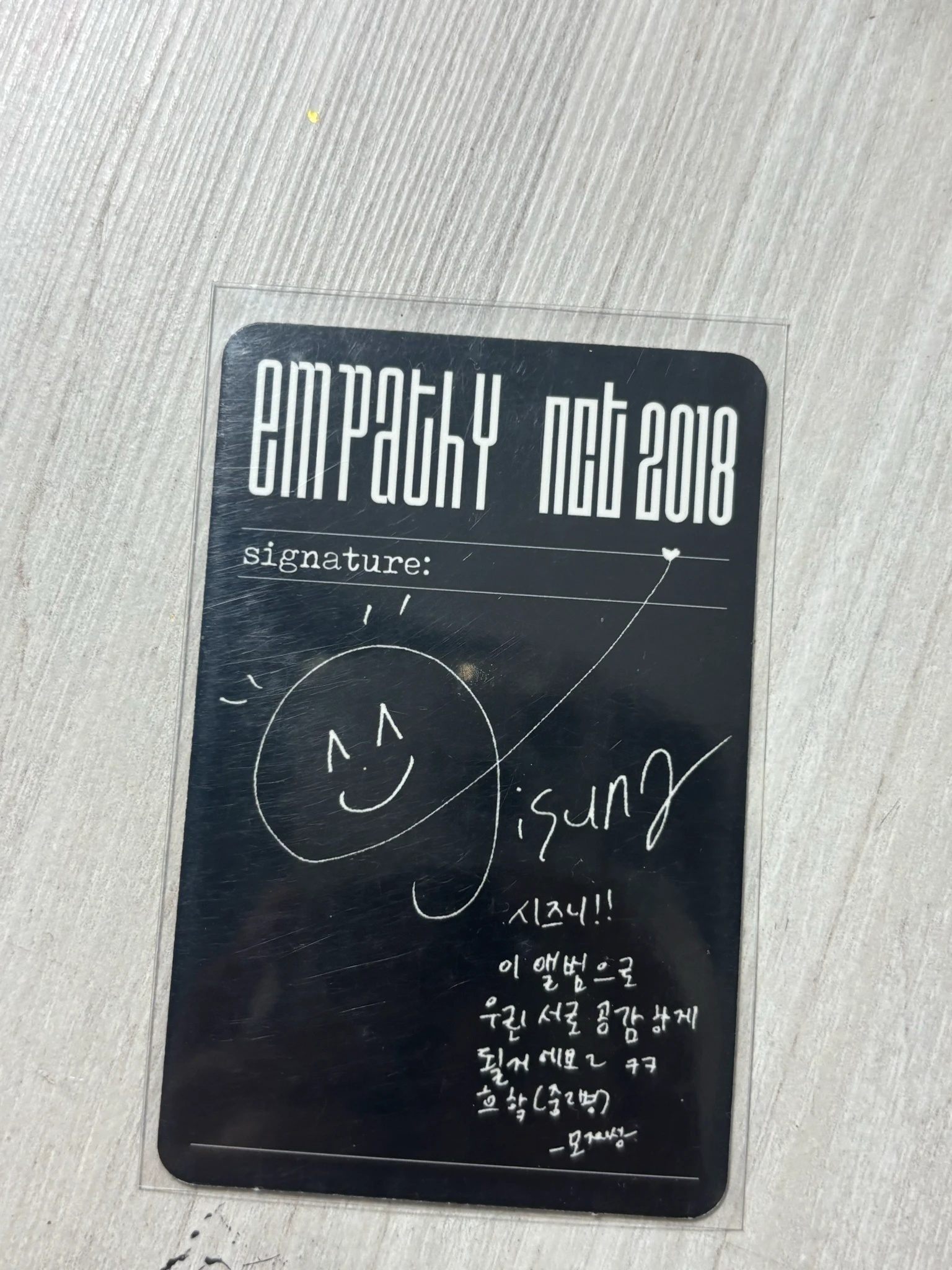 NCT Jisung NCT - Jisung - NCT 2018 EMPATHY Album listing photo 2