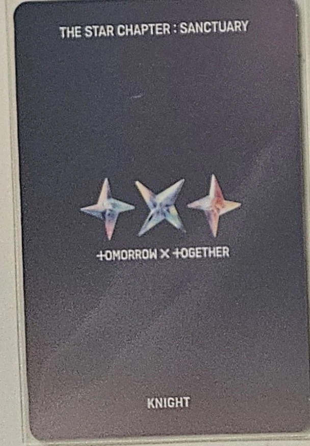 TOMORROW X TOGETHER Taehyun TOMORROW X TOGETHER - Taehyun - The Star Chapter: Sanctuary Album album photocard knight ver. listing photo 2