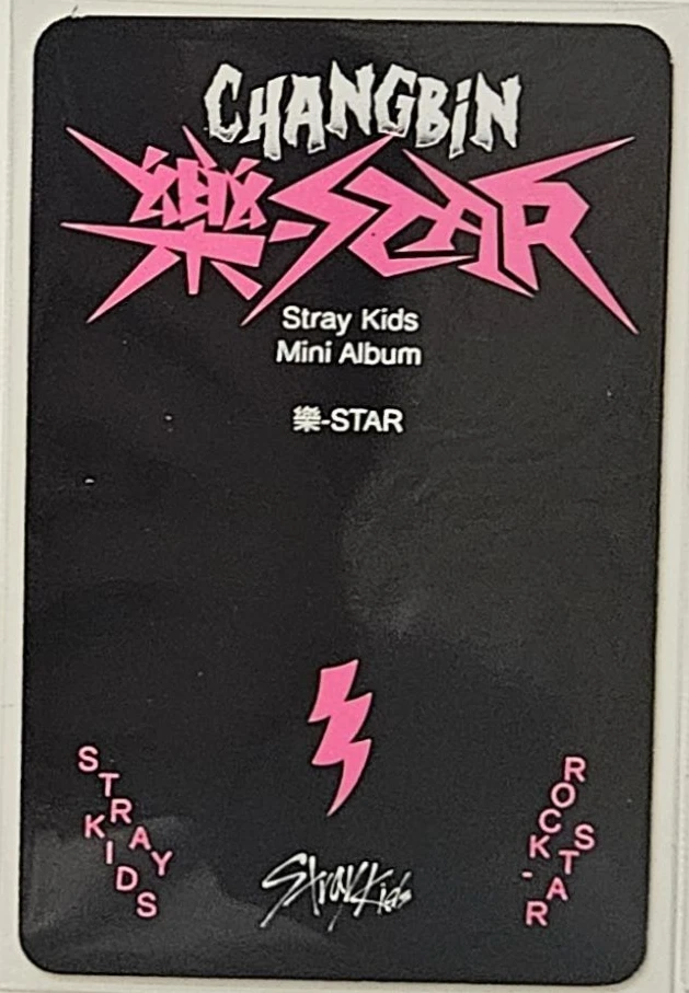 Stray Kids Changbin Stray Kids - Changbin - Rock-Star Album album photocard accordion version listing photo 2