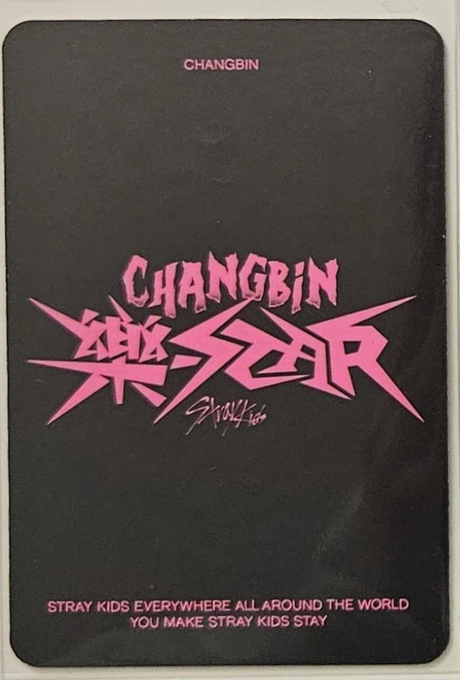Stray Kids Changbin Stray Kids - Changbin - Rock-Star Album album photocard postcard version listing photo 2