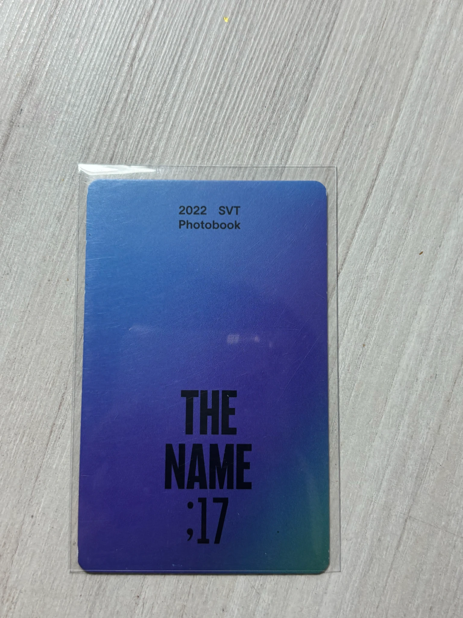 SEVENTEEN Jun SEVENTEEN - Jun - 2022 Photobook The Name; 17 Other odd dream version photobook inclusion with backside listing photo 2