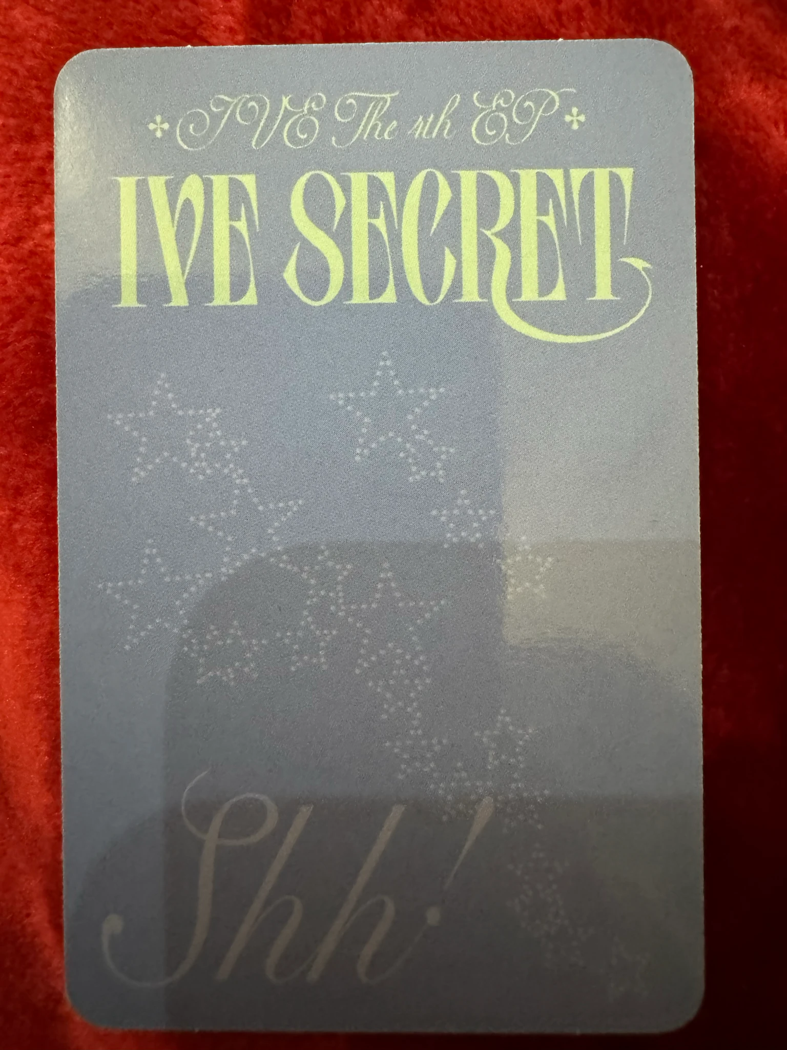 IVE Gaeul IVE - Gaeul - IVE SECRET Album album photocard shh! version listing photo 2