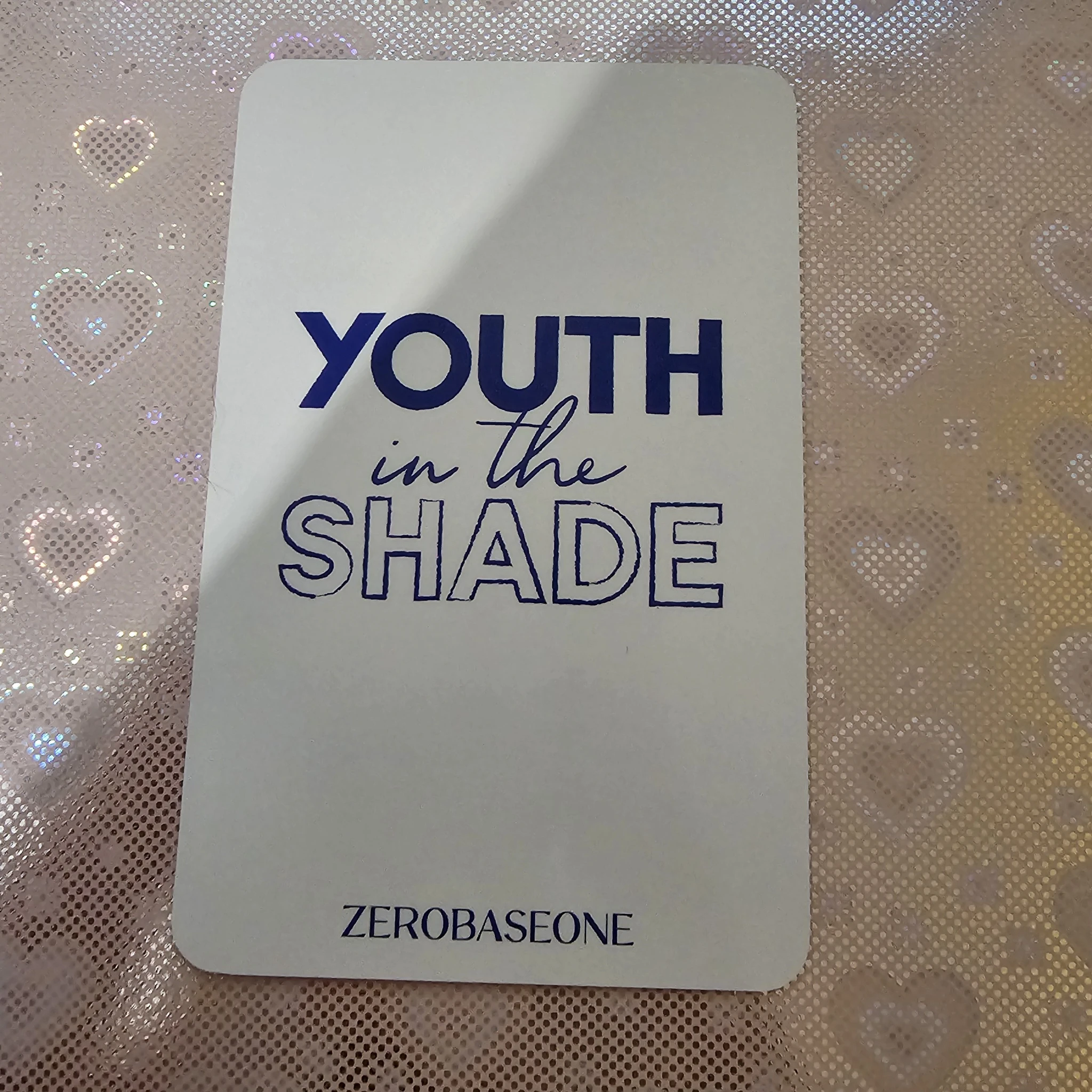ZEROBASEONE Gyuvin ZEROBASEONE - Gyuvin - Youth in the Shade Album pob (pre-order benefit) everline listing photo 2