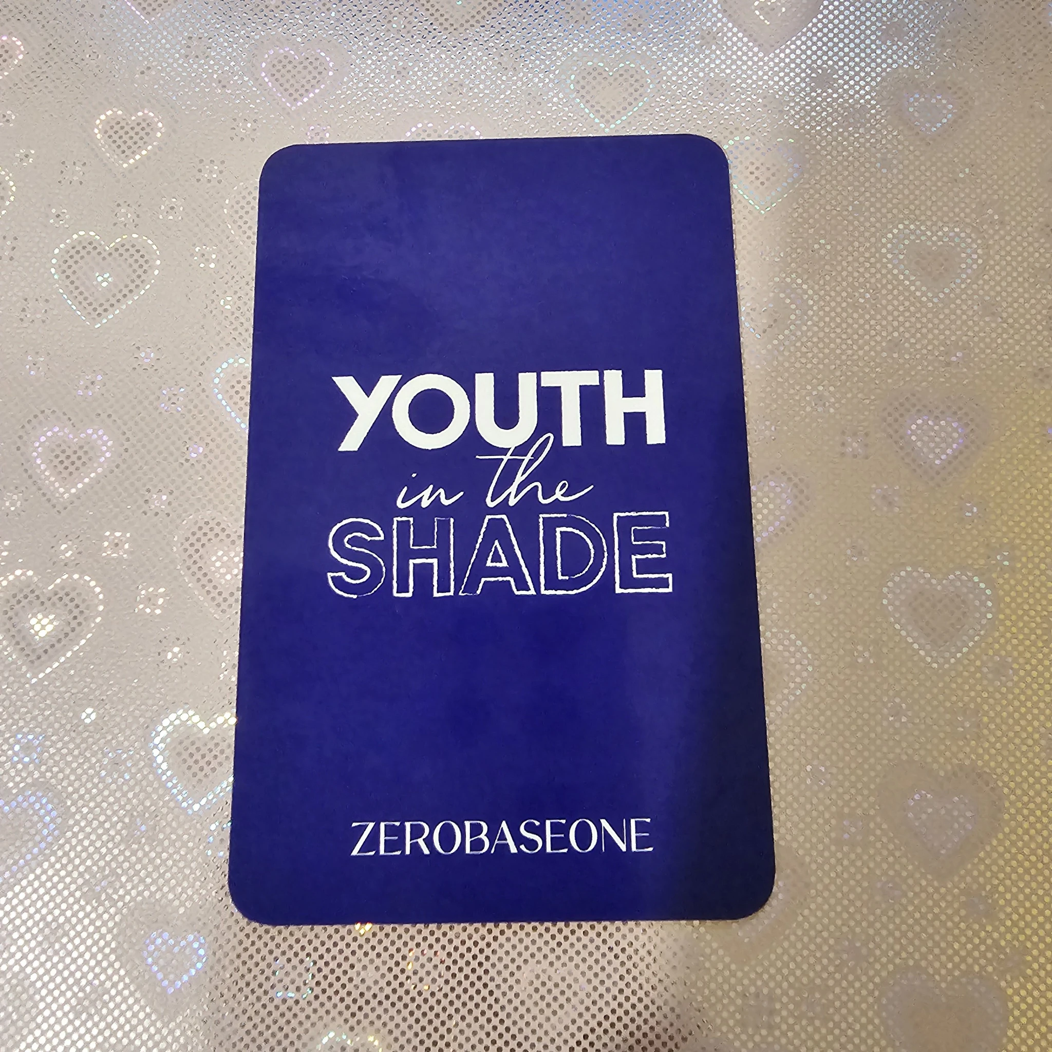ZEROBASEONE Gyuvin ZEROBASEONE - Gyuvin - Youth in the Shade Album pob (pre-order benefit) ktown4u listing photo 2