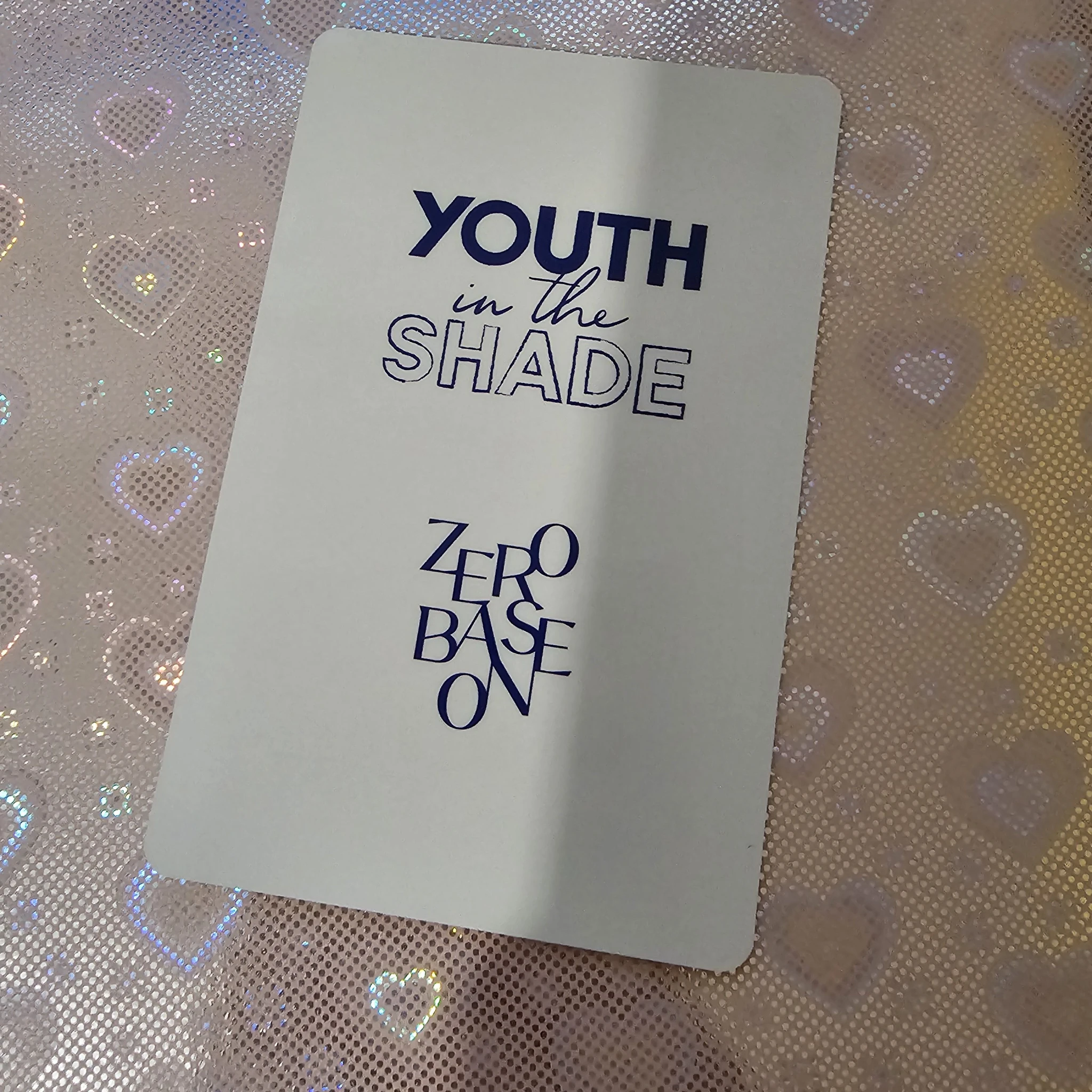 ZEROBASEONE Gyuvin ZEROBASEONE - Gyuvin - Youth in the Shade Album pob (pre-order benefit) tower records listing photo 2