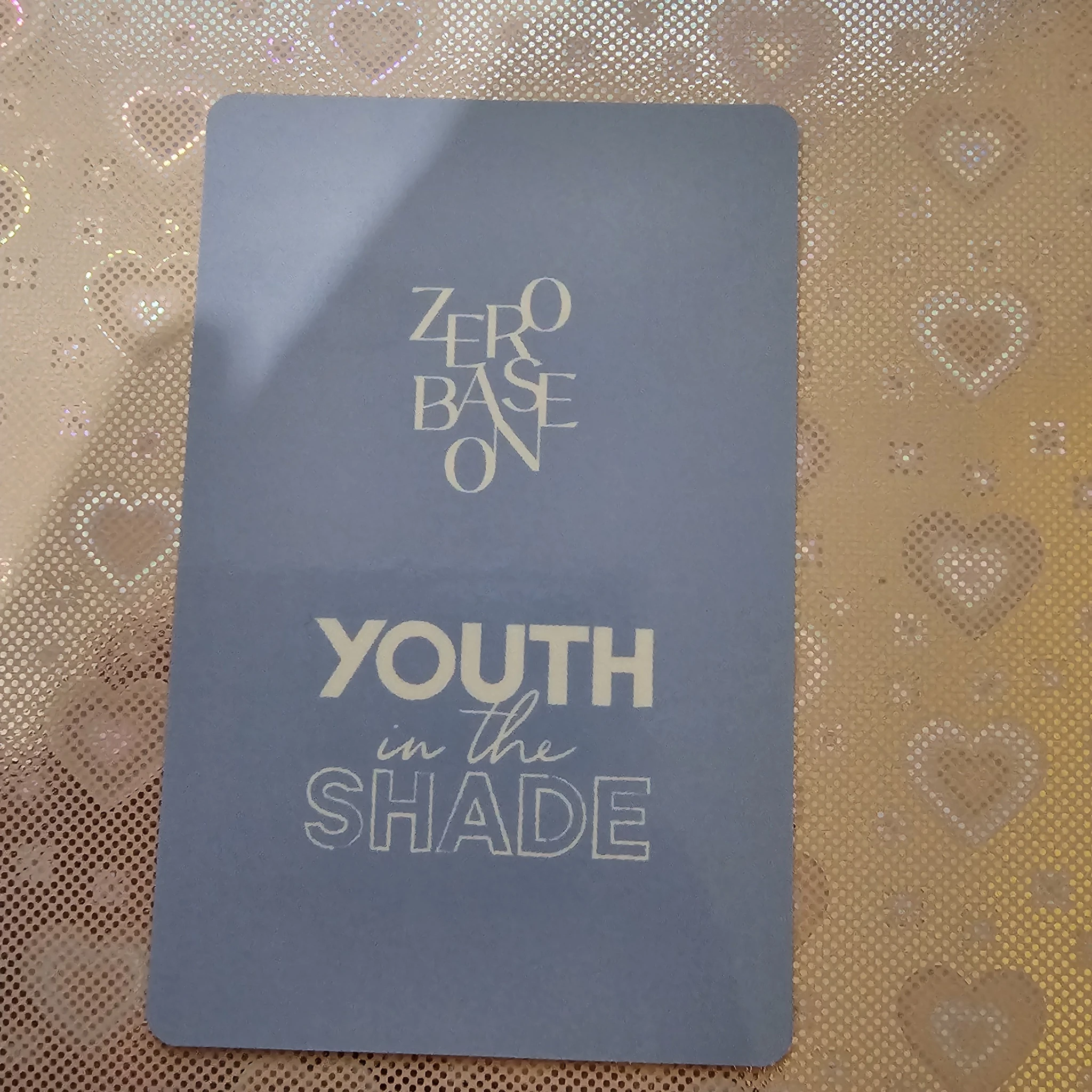 ZEROBASEONE Gunwook ZEROBASEONE - Gunwook - Youth in the Shade Album pob (pre-order benefit) tower records listing photo 2
